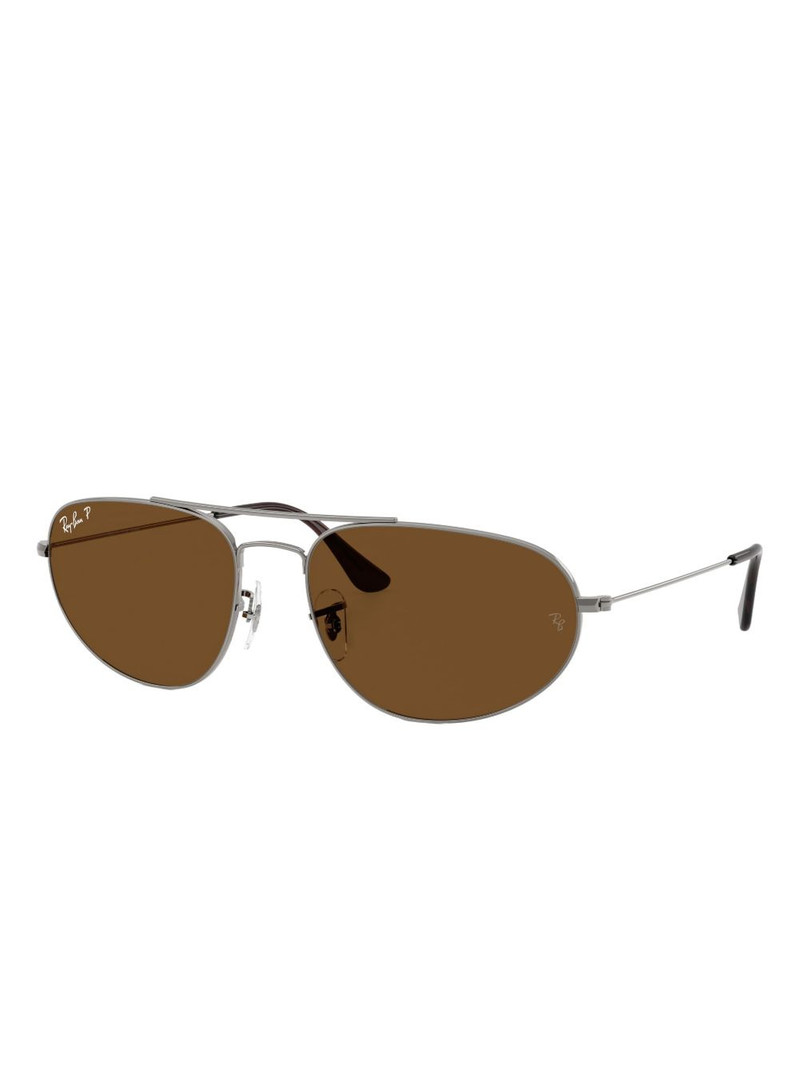 Ray-Ban oval-frame sunglasses outlook