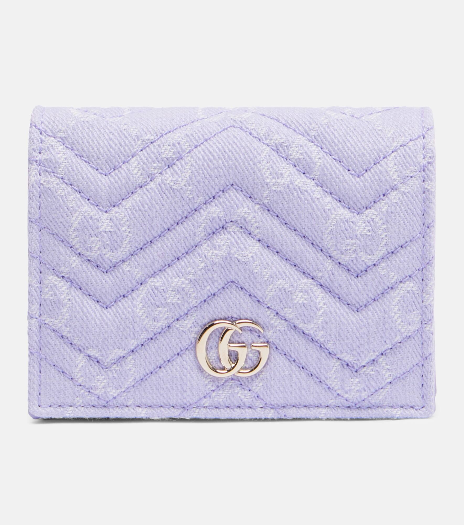 GG Marmont denim wallet - 1