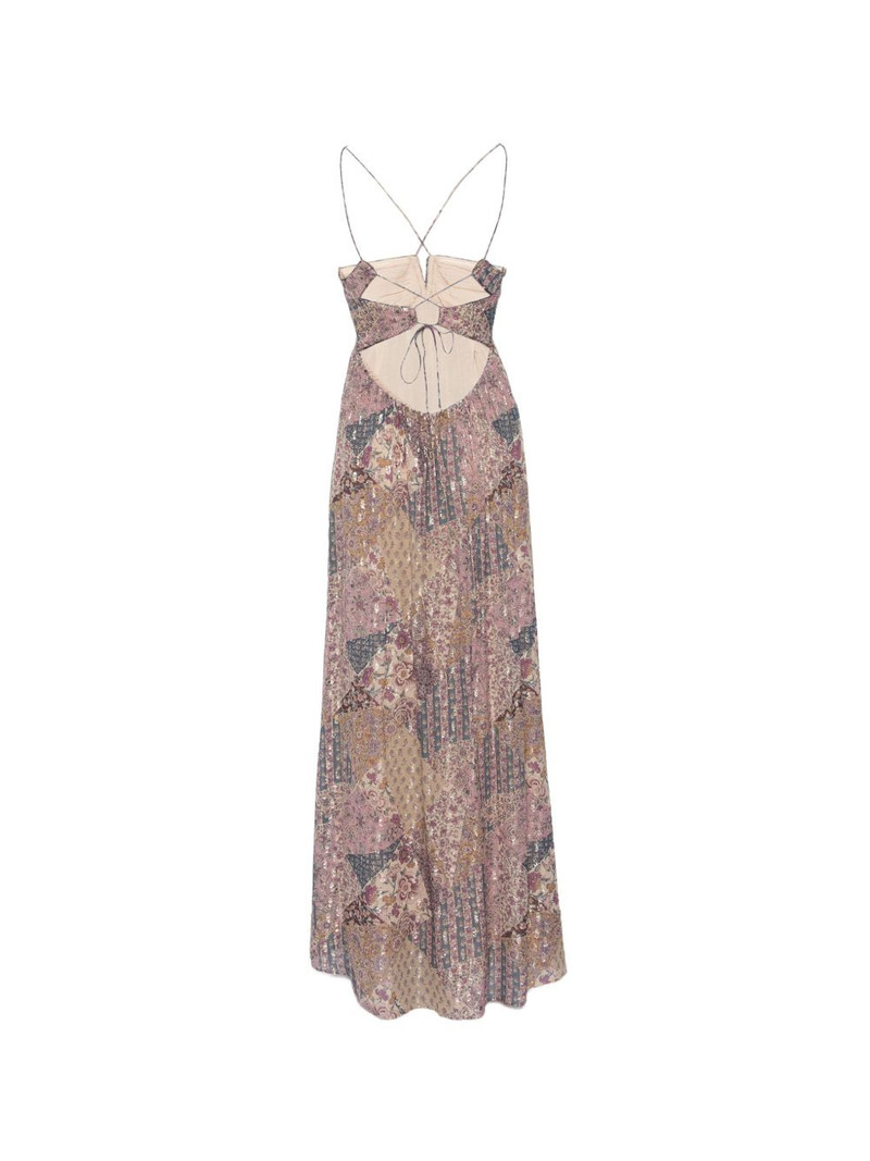 ba&sh Pietra floral cut-out maxi dress outlook