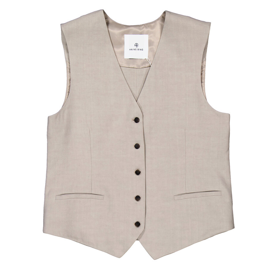 Anine Bing Lena V-Neck Vest - 5