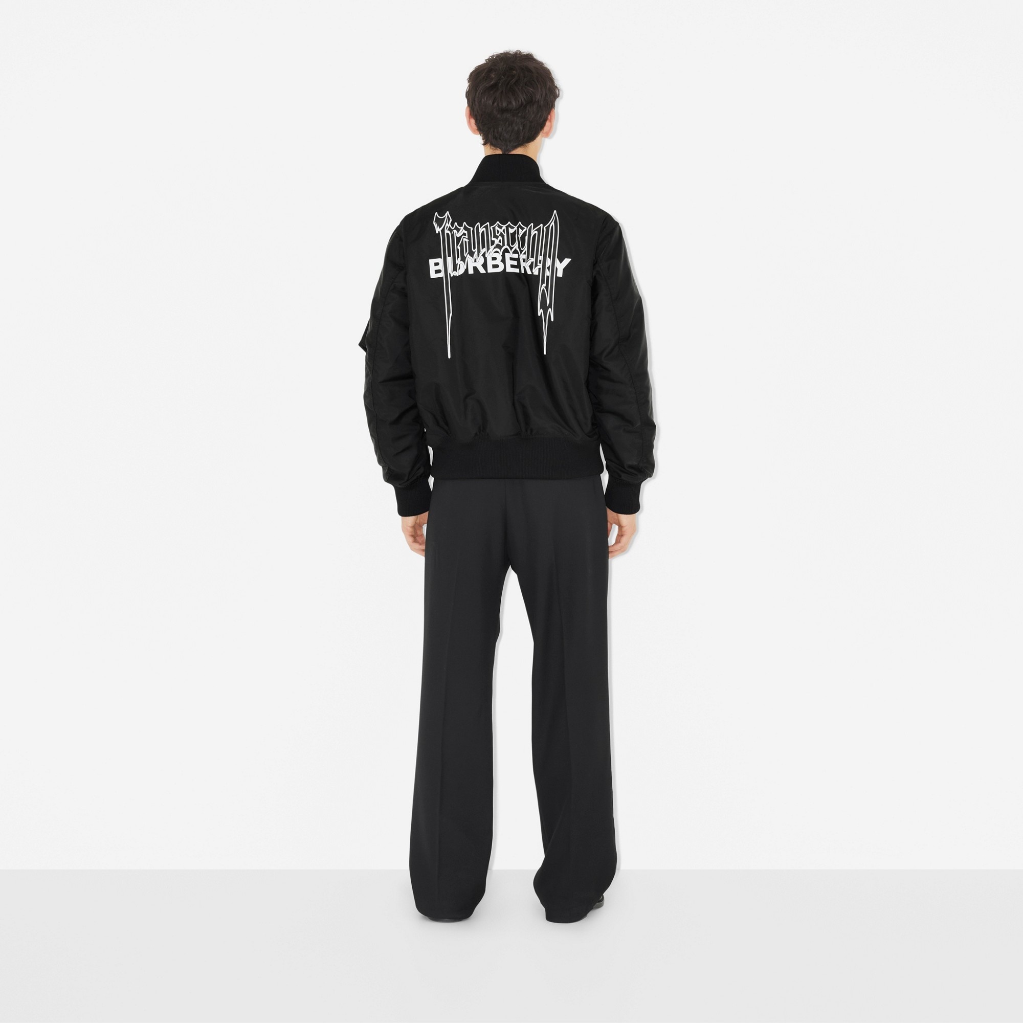 Montage Print Nylon Bomber Jacket - 4