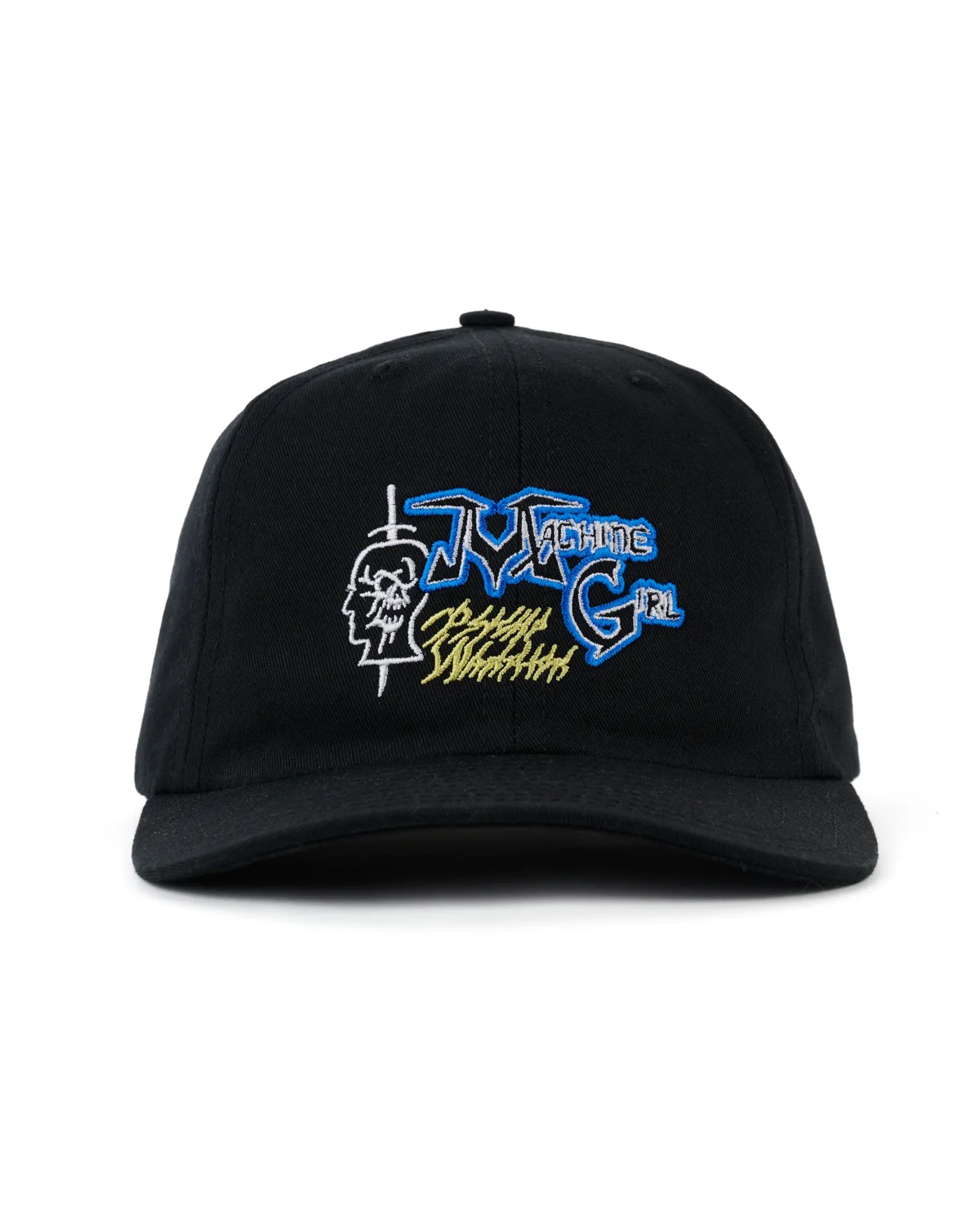 Brain Dead x Machine Girl 6 Panel Hat - Black - 1