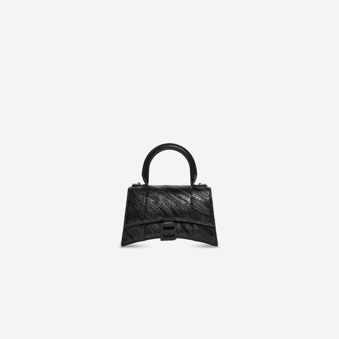 Year Of The Tiger Hourglass Xs Handbag in Black - 1