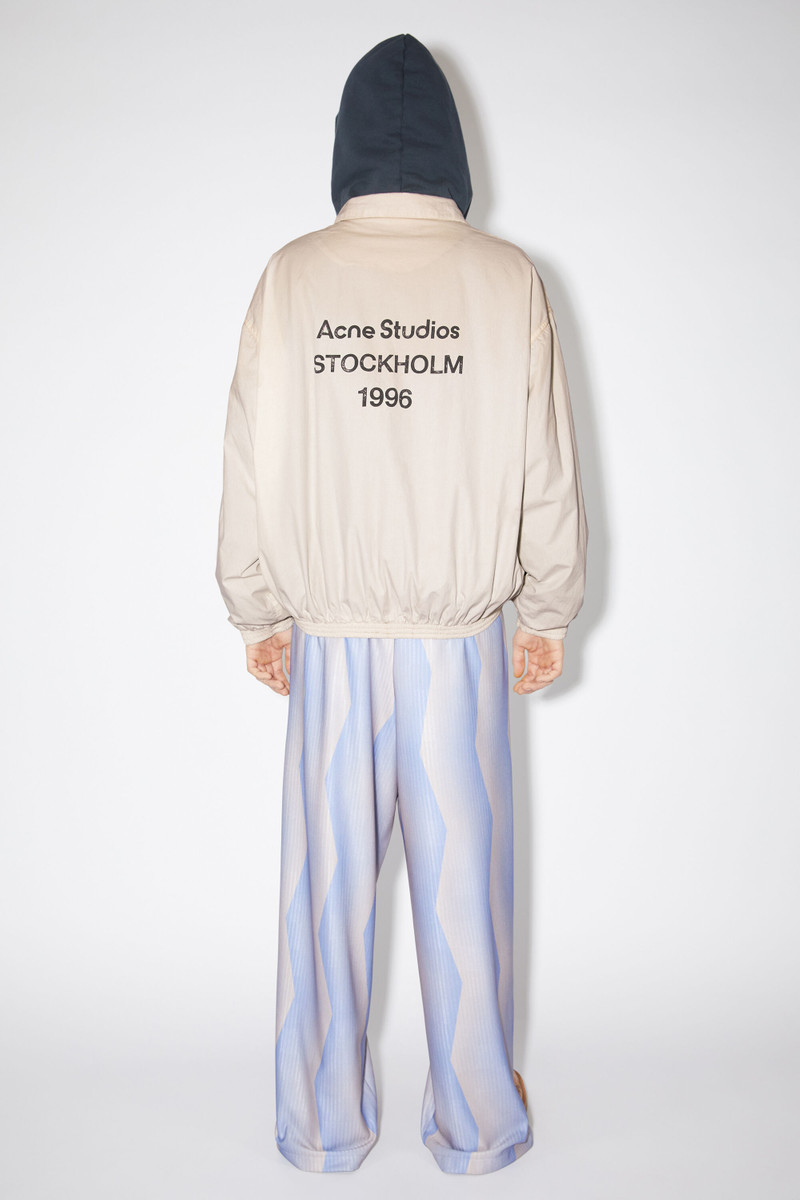 Acne Studios Logo zipper jacket - White | REVERSIBLE