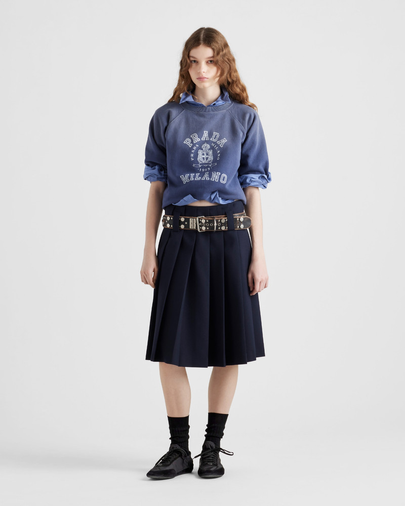 Prada Cotton fleece T-shirt outlook
