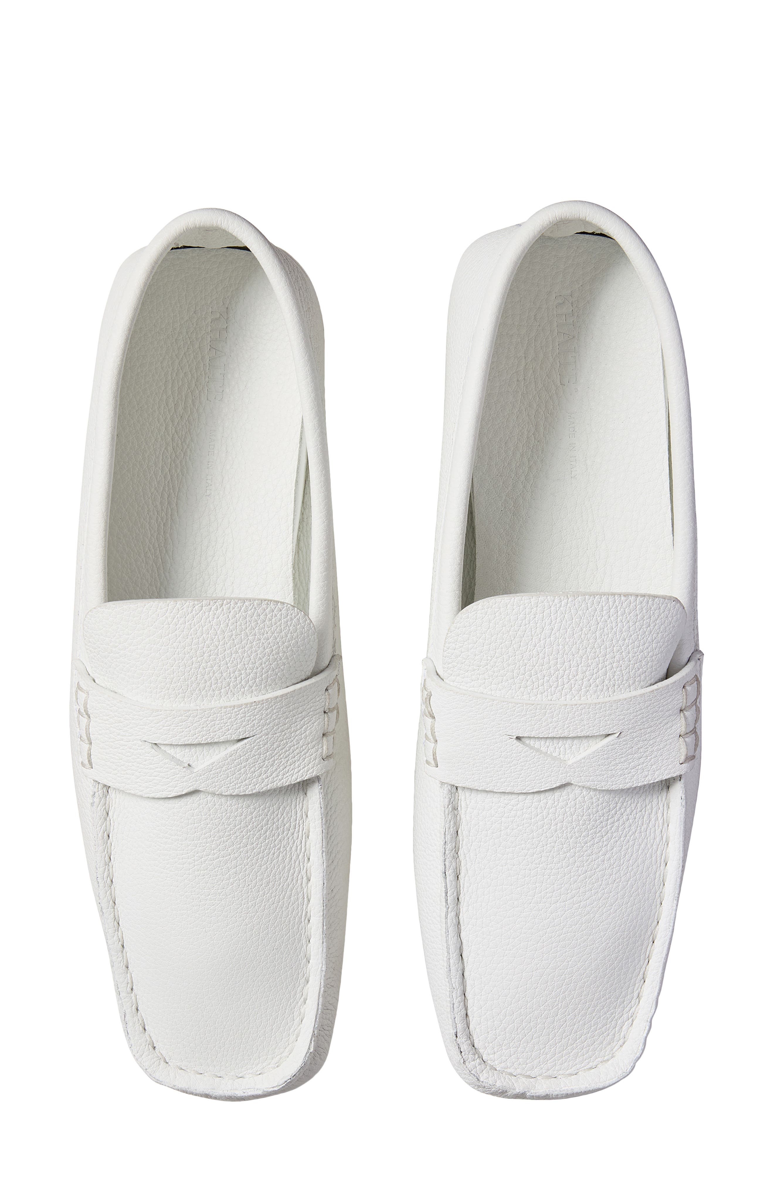 Khaite Billy Penny Loafer in Optic White at Nordstrom - 4