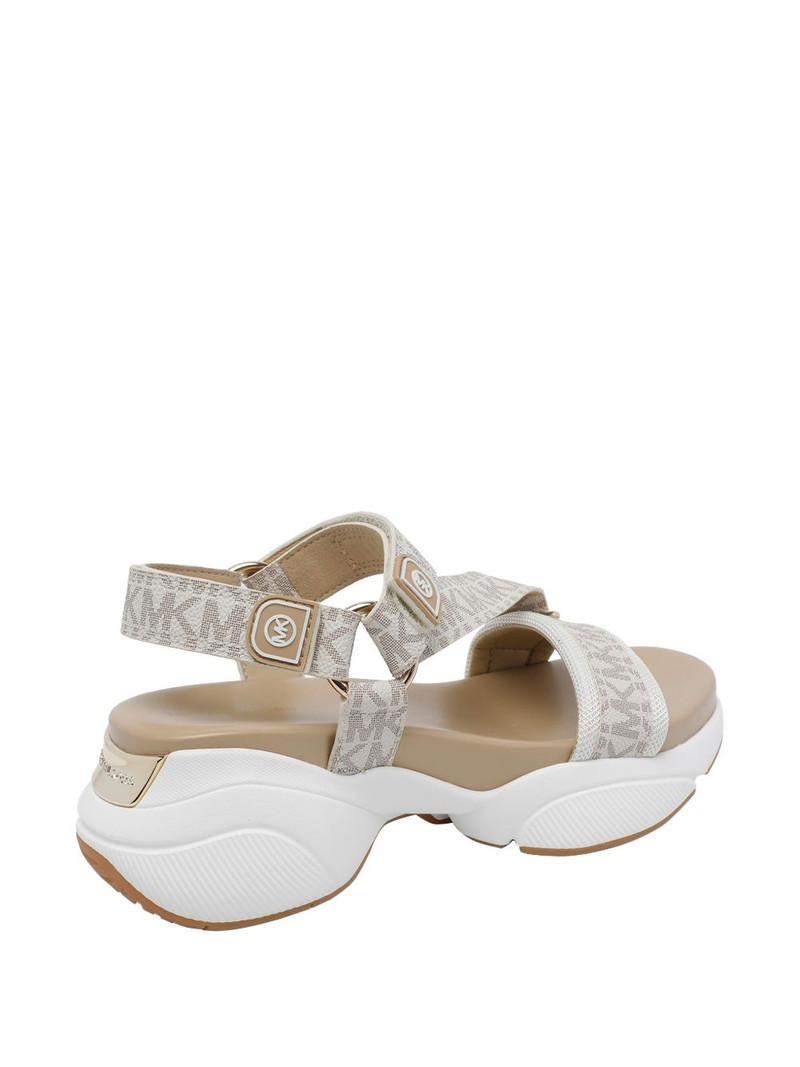 Bowie logo round-toe sandals 4