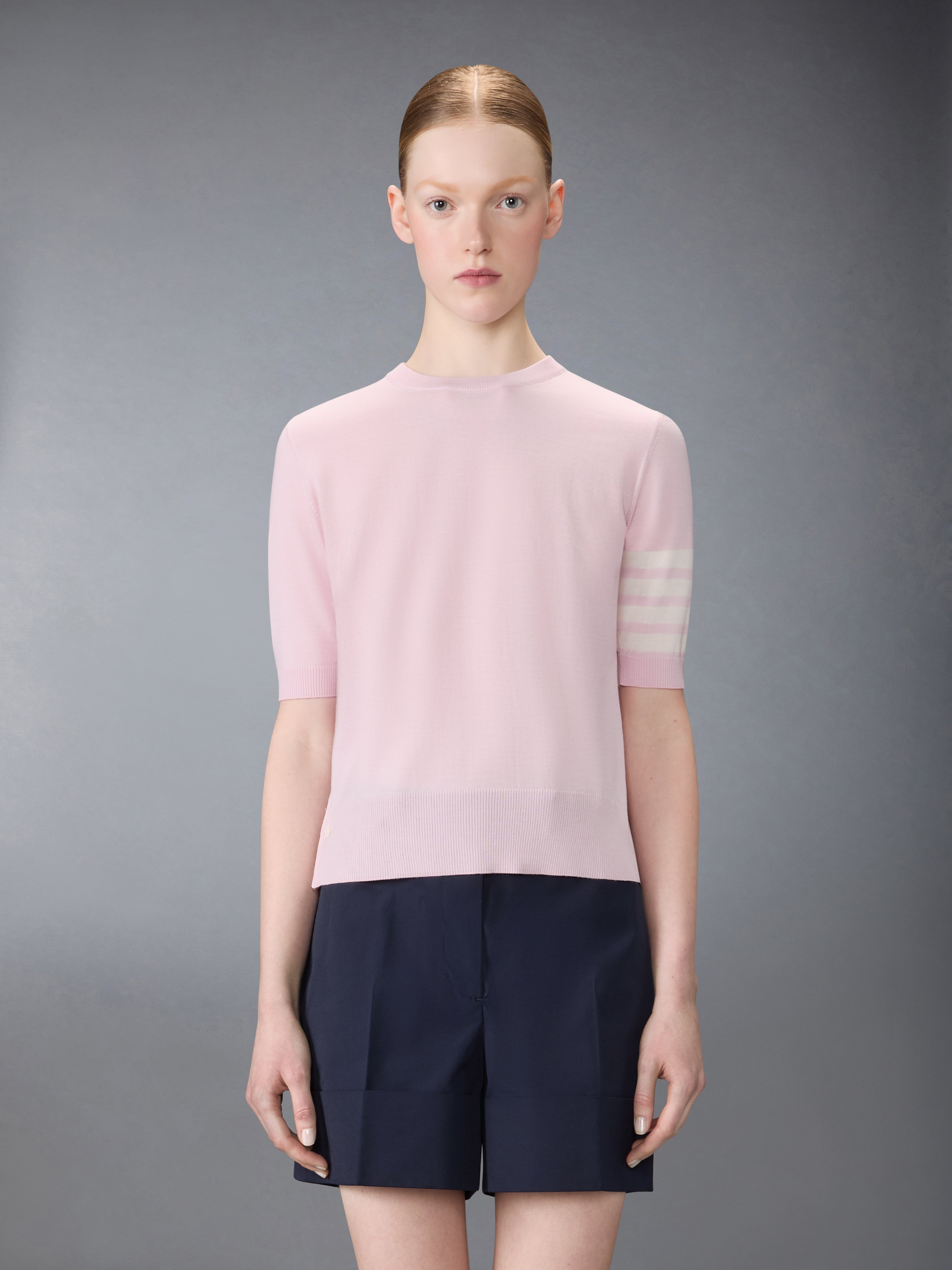 FINE MERINO WOOL 4-BAR TEE - 2