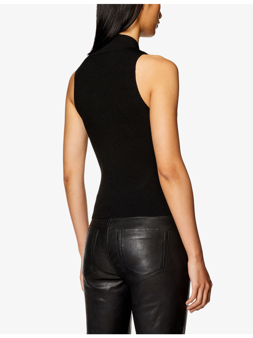 M-Onervax logo-plaque high-neck knitted top - 4
