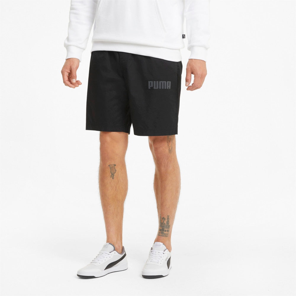 PUMA Modern Basics 8" Shorts 'Black Grey' 588813-01 - 4