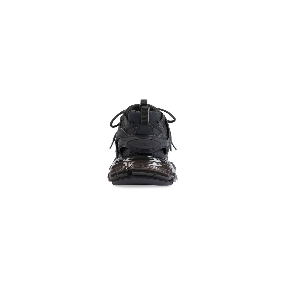 Women's Track Clear Sole Sneaker in Black - 3