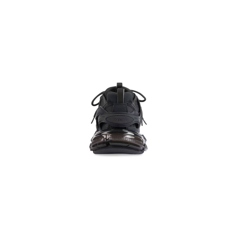 BALENCIAGA Women's Track Clear Sole Sneaker in Black outlook