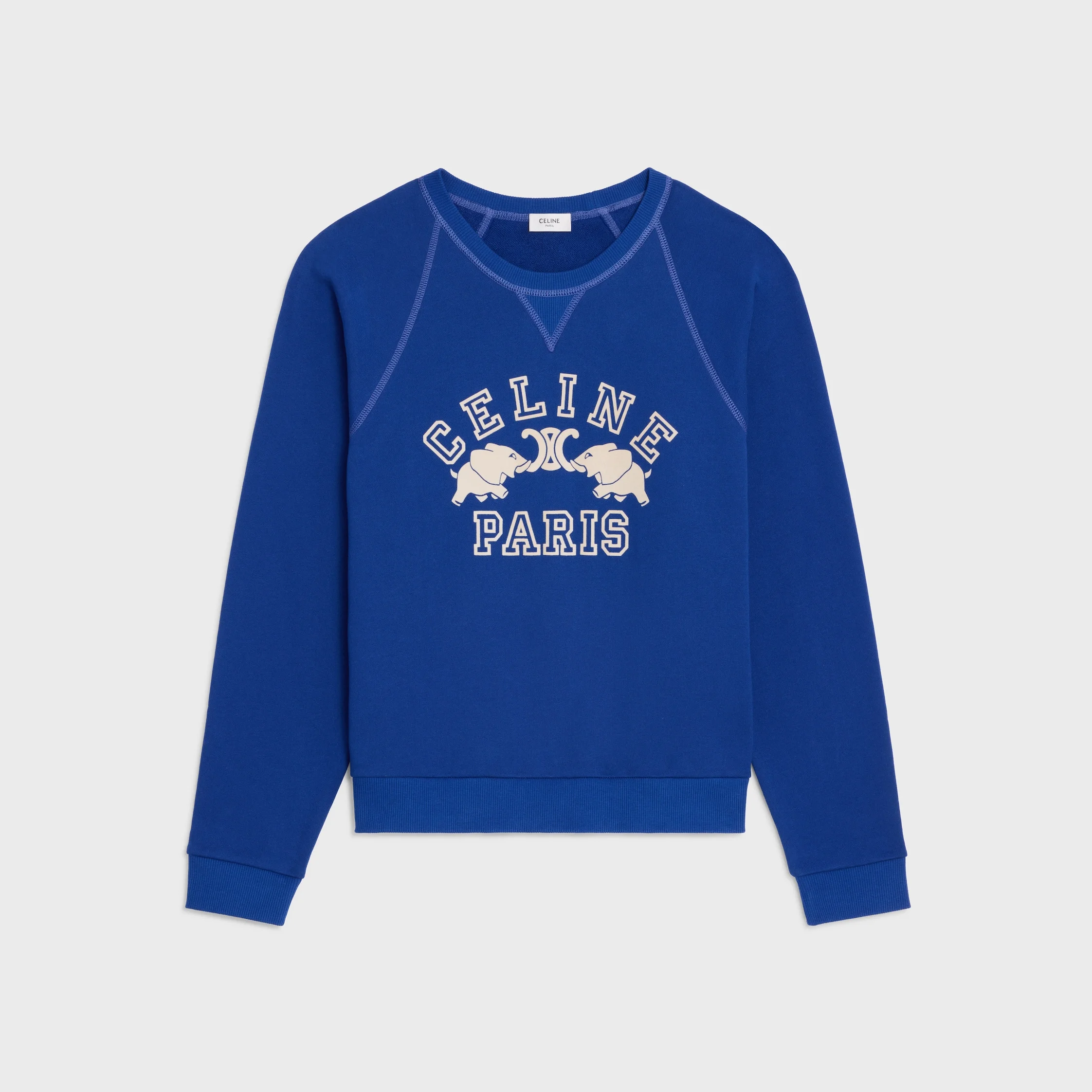 regular sweatshirt IN cotton fleece - 1