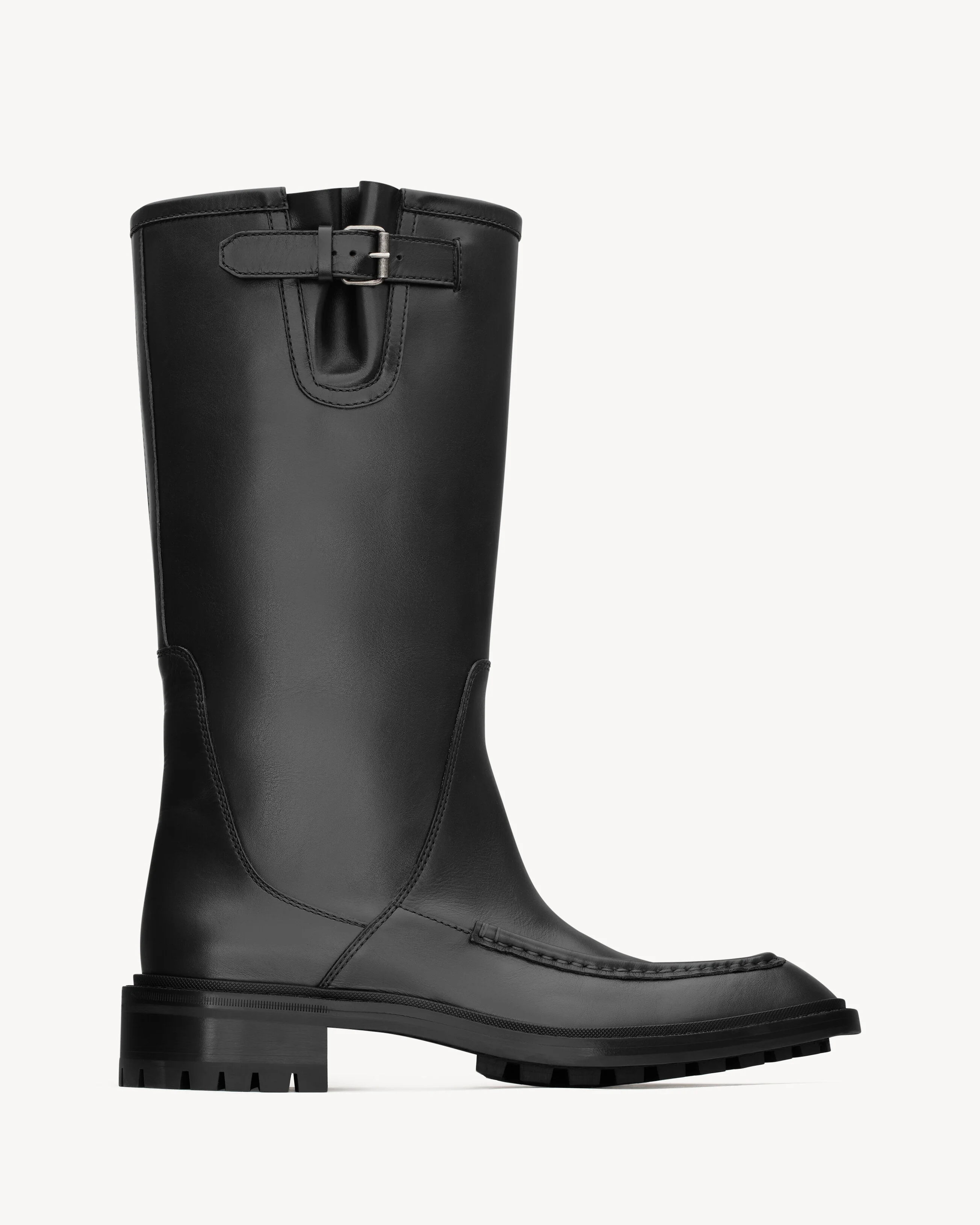 JOE BUCKLE BOOTS IN SMOOTH LEATHER - 1