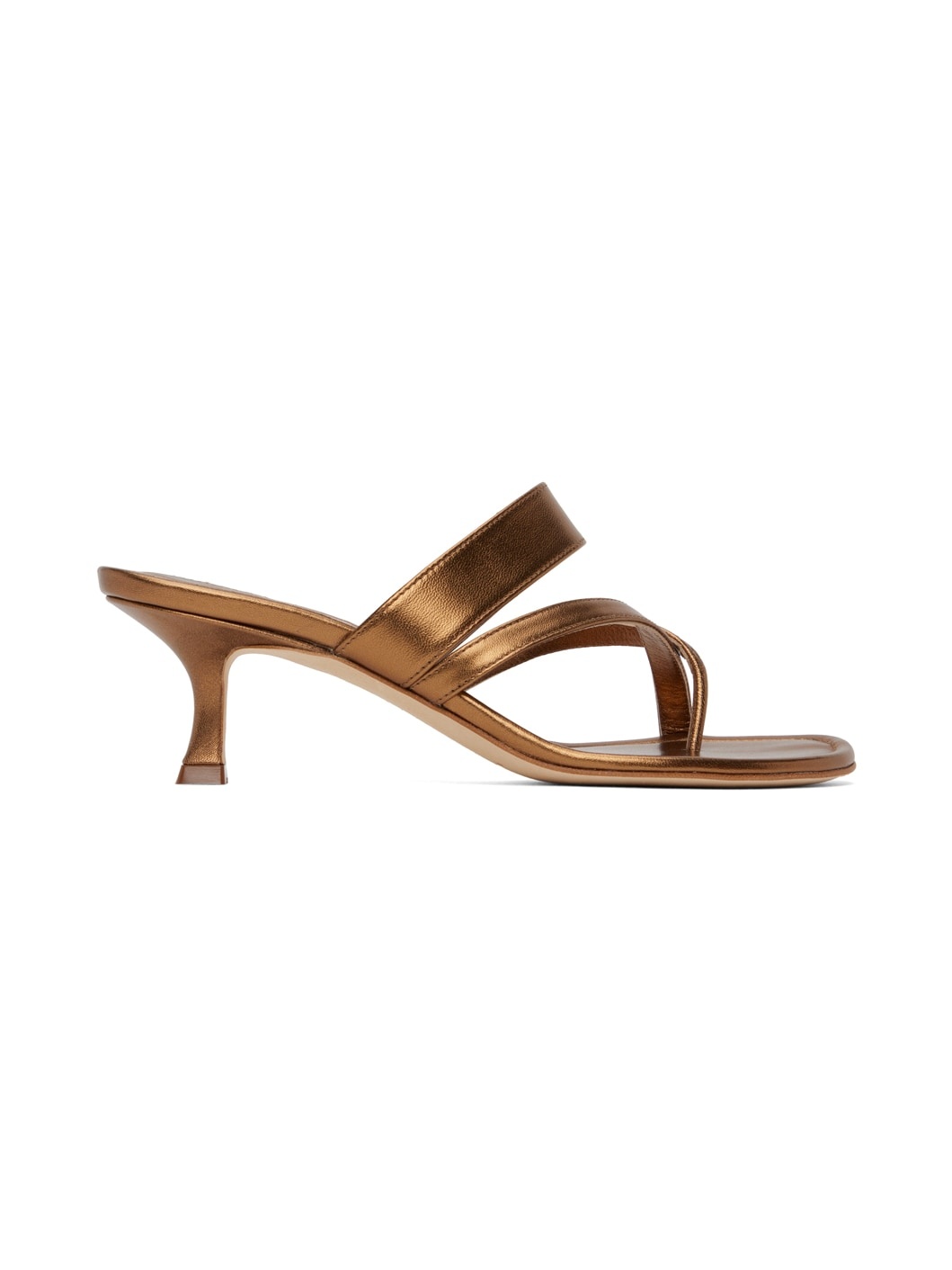 Bronze Susa Heeled Sandals - 1