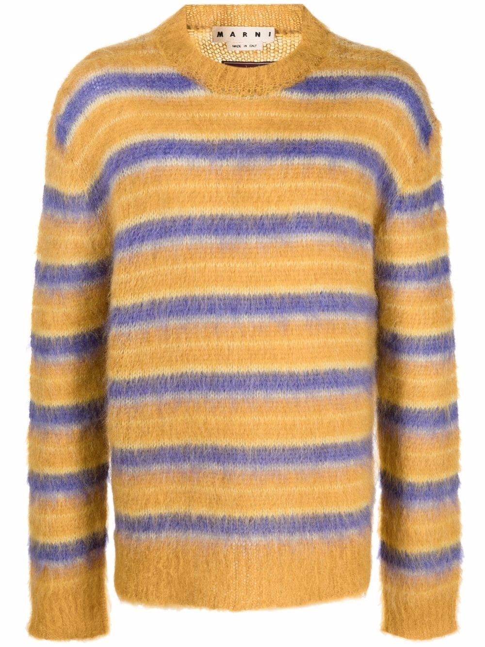 striped knitted jumper - 1