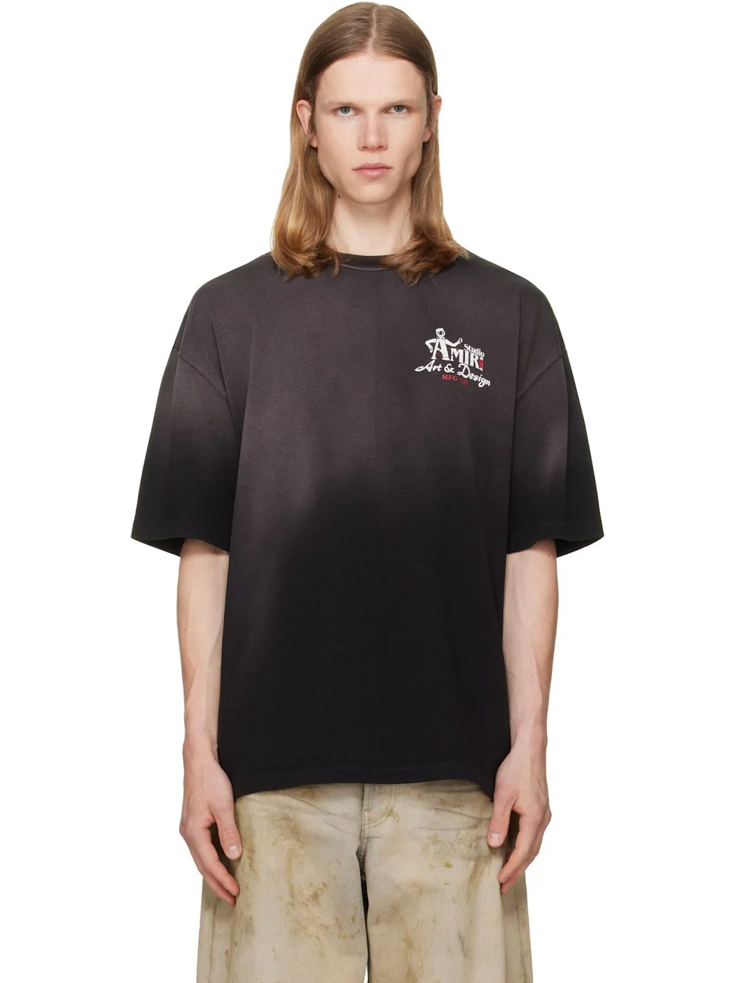 Black 'AMIRI Studio' Skate T-shirt - 1