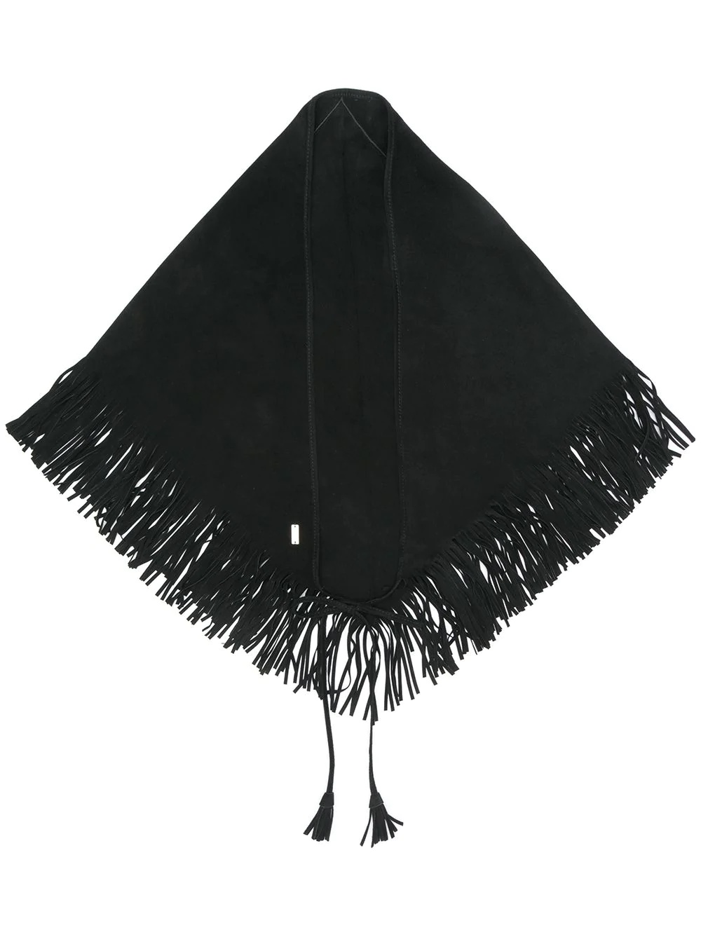 fringed triangle foulard  - 1