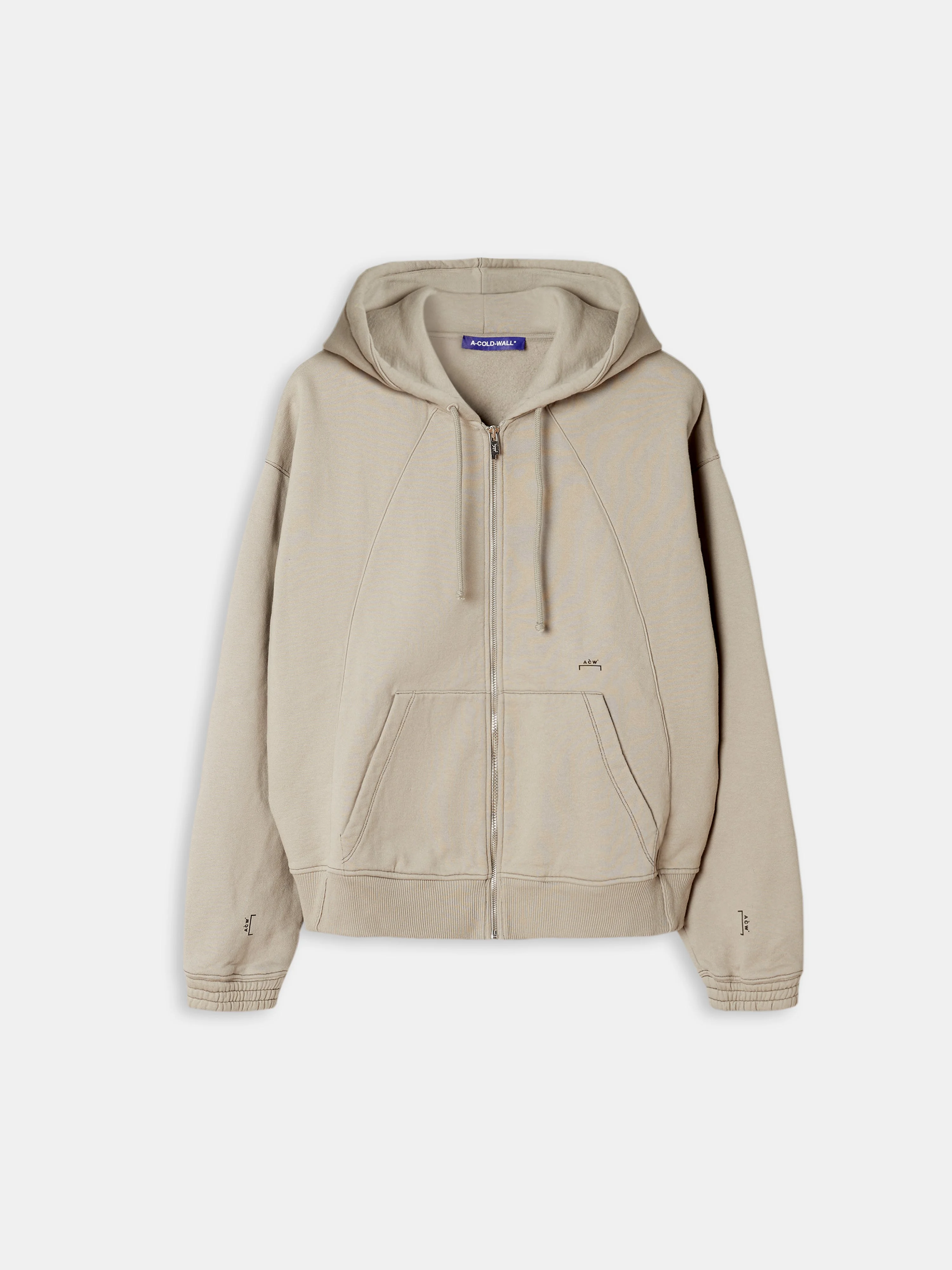 Millbank Zip Hoodie Taupe - 1