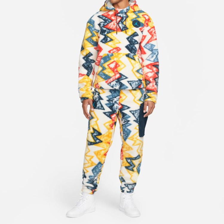 Men's Air Jordan Contrasting Colors Alphabet Printing Long Sleeves DH1111-133 - 3