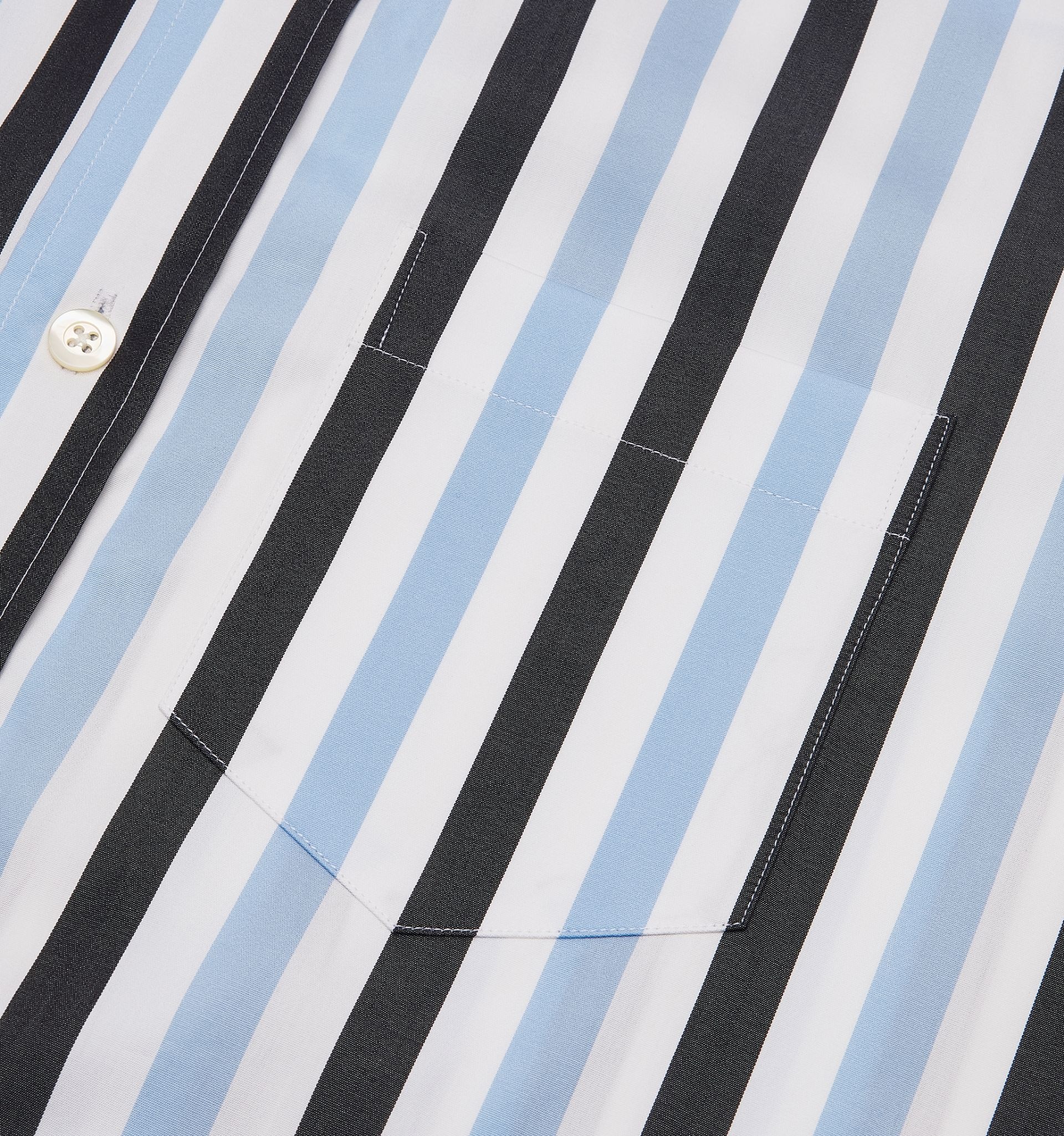 Striped Short-Sleeved Shirt - 4