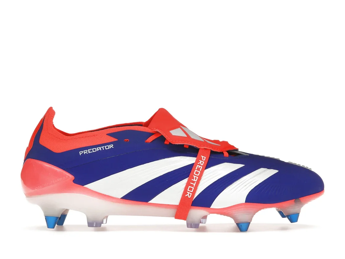 adidas Predator Elite Foldover Tongue SG Lucid Blue Cloud White Solar Red - 1