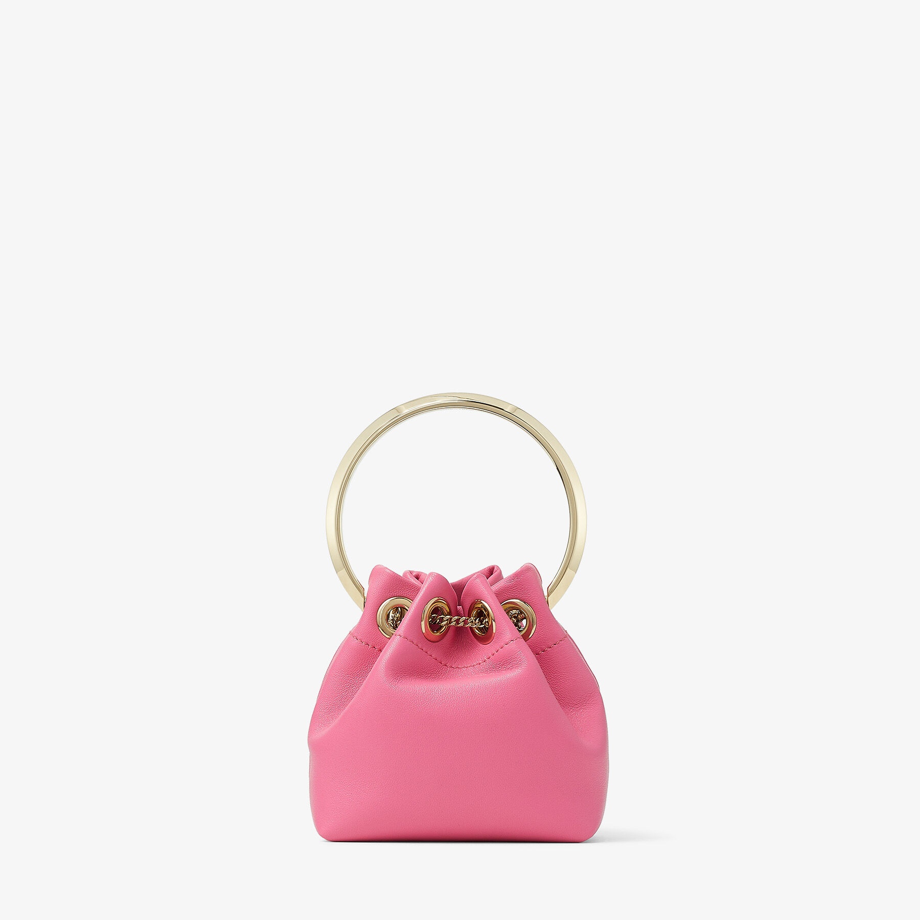 Micro Bon Bon
Candy Pink Smooth Nappa Mini Bag - 8