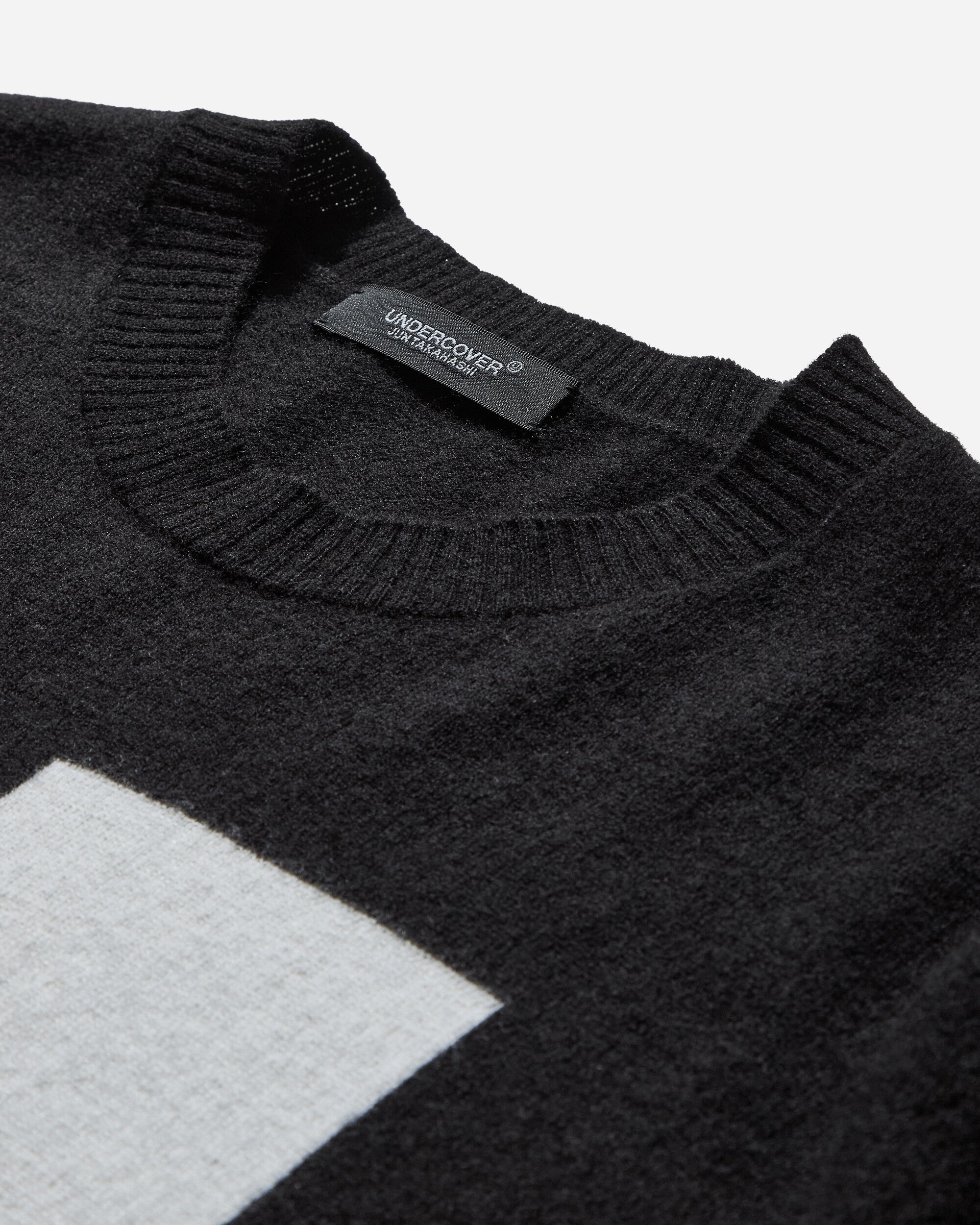 Men's Wool Knit Sweater Black - 4