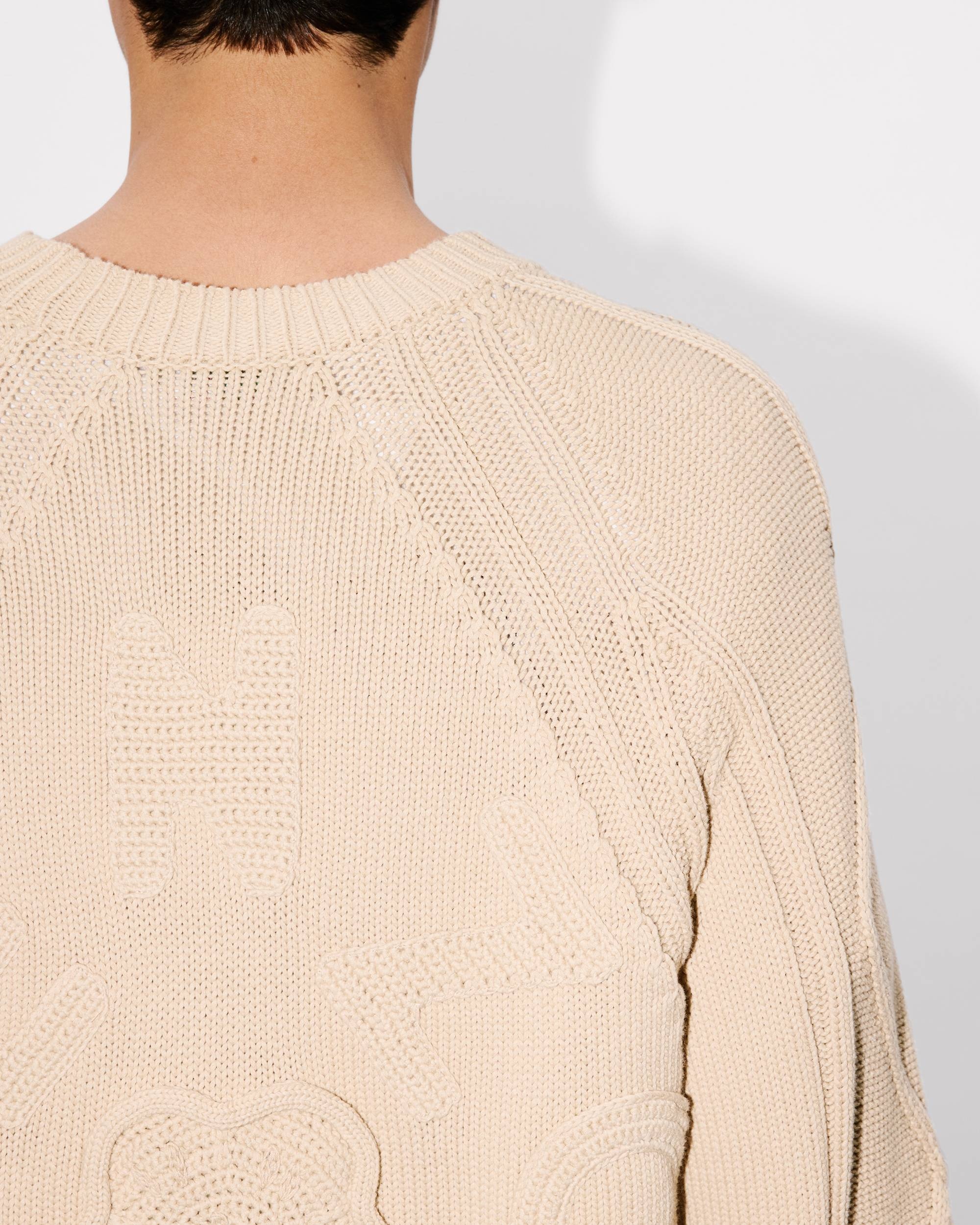 Hand-embroidered cable jumper - 7