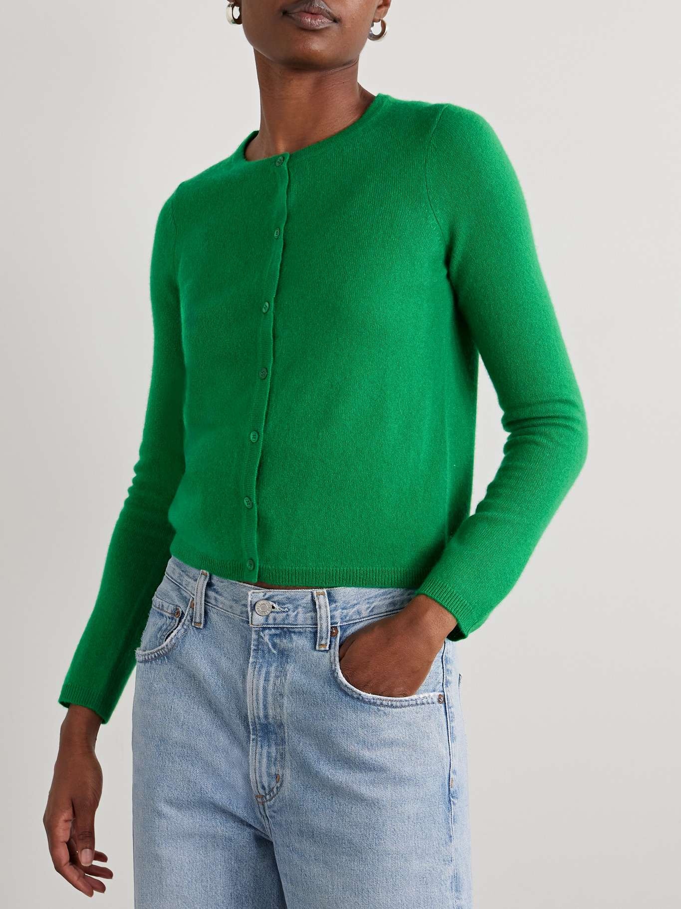 Midnight cashmere cardigan - 3