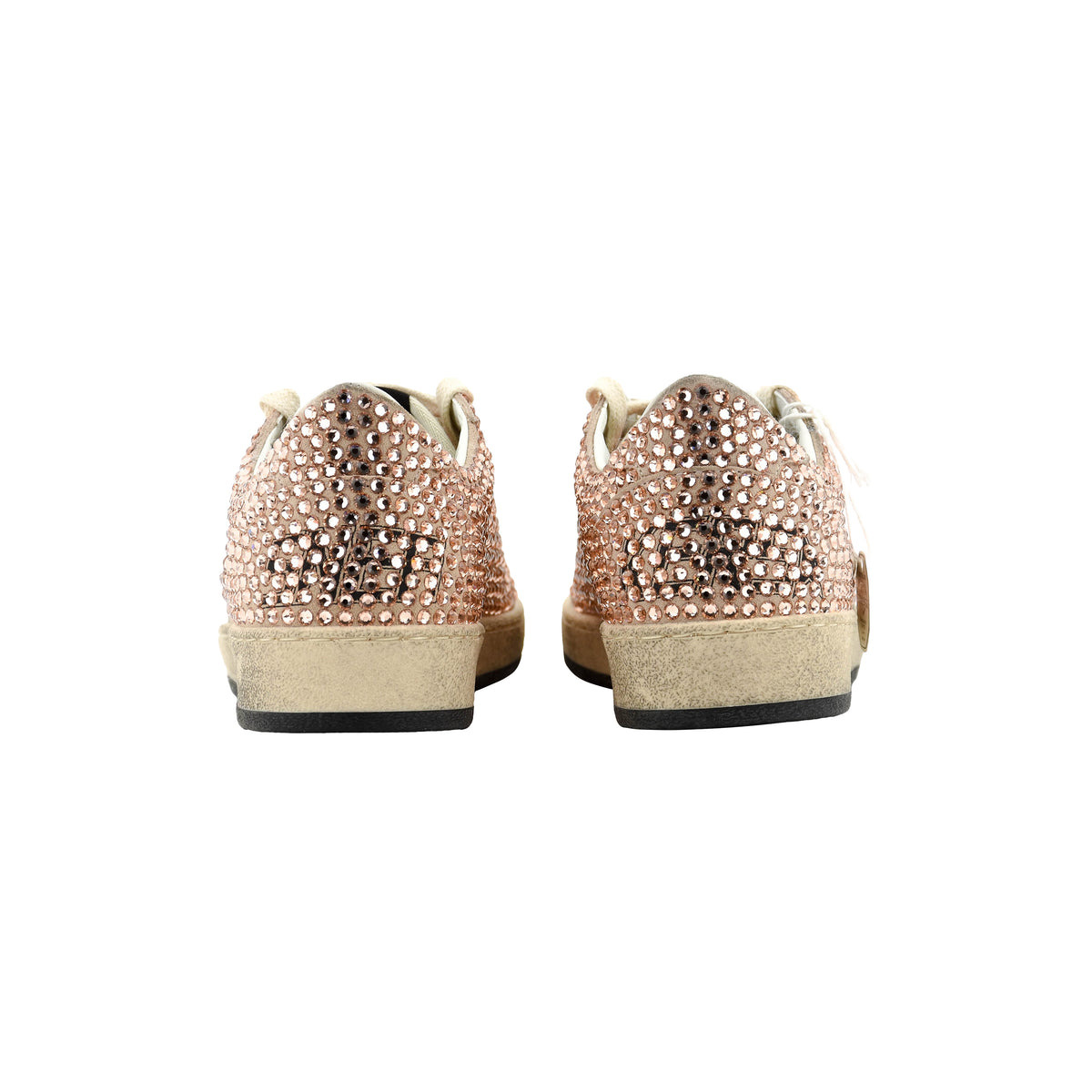 WOMEN'S CRYSTALS SNEAKERS (PINK/CREAM) - 4