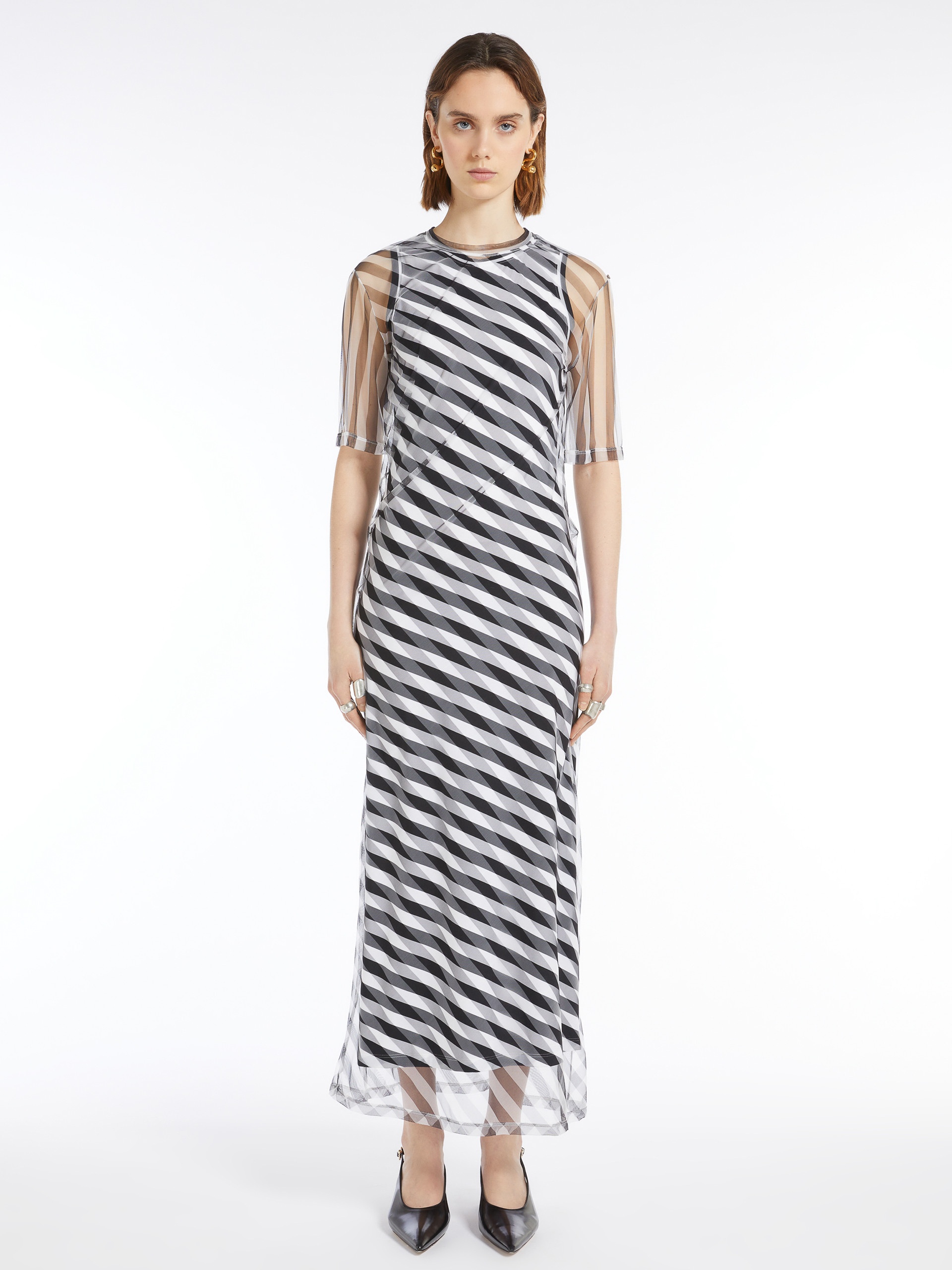 PAUSA Double op-art dress - 3