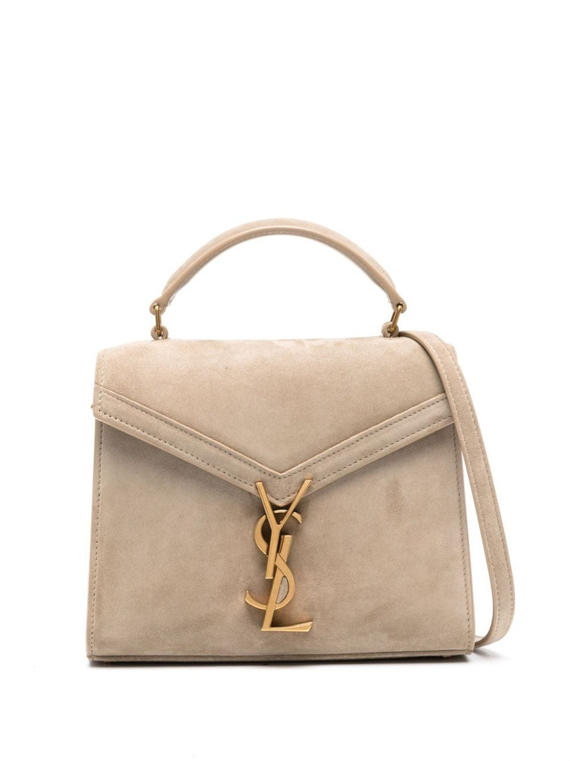 Cassandra logo-plaque crossbody bag 1