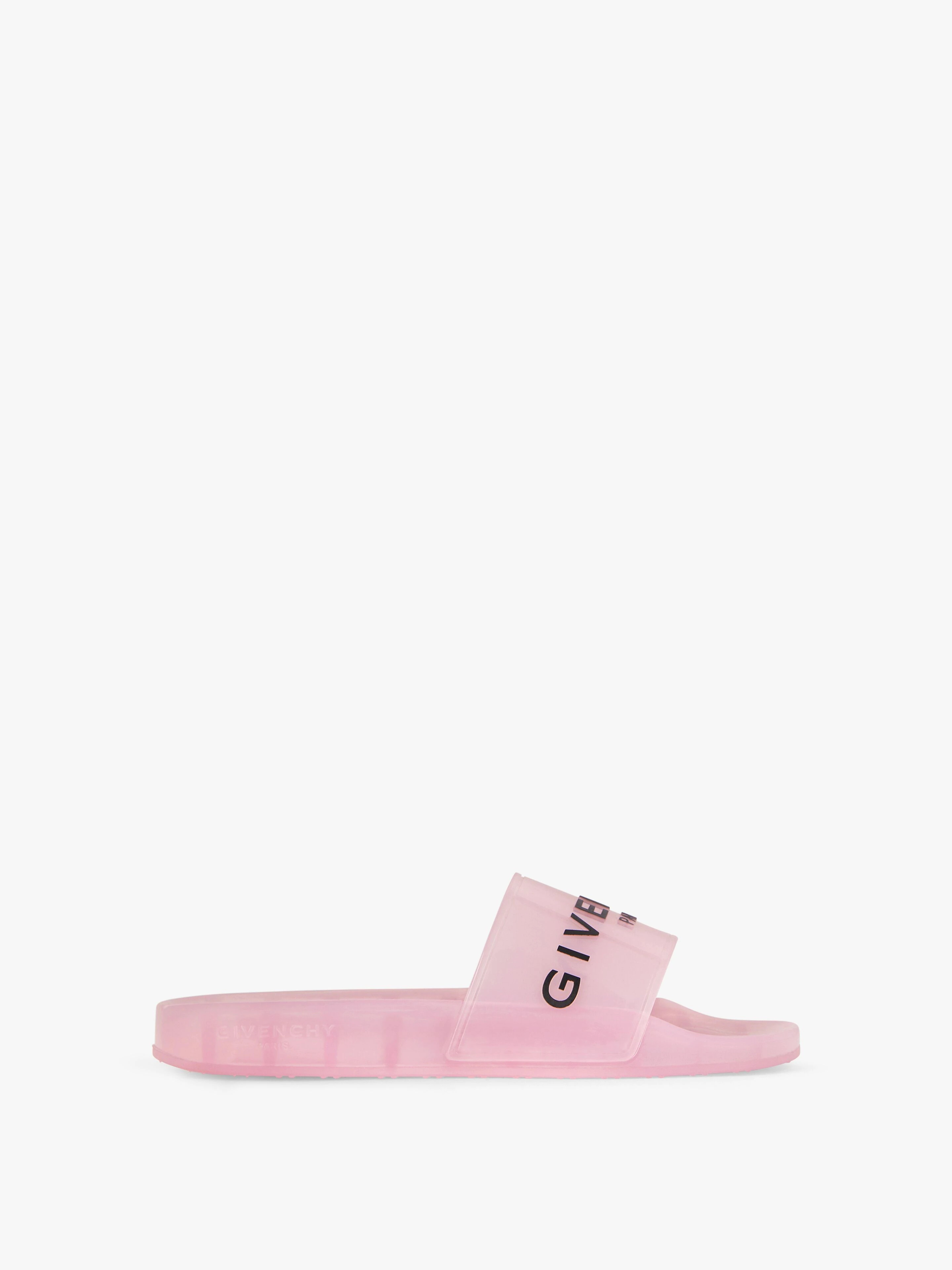 Givenchy Paris flat slides in hotsell rubber