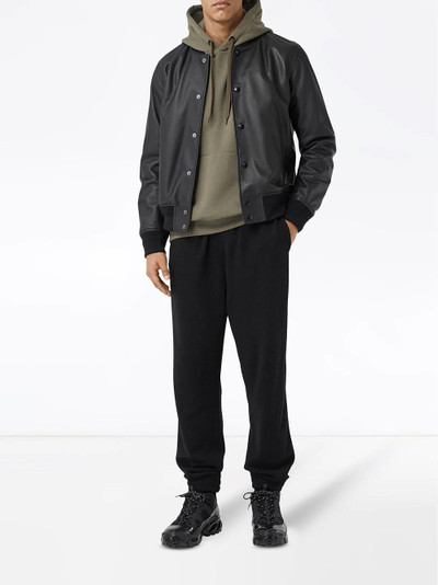 Burberry embossed logo bomber jacket outlook