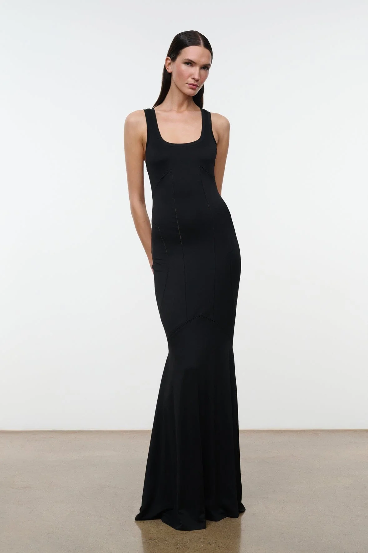 STAUD ONYX DRESS BLACK - 1