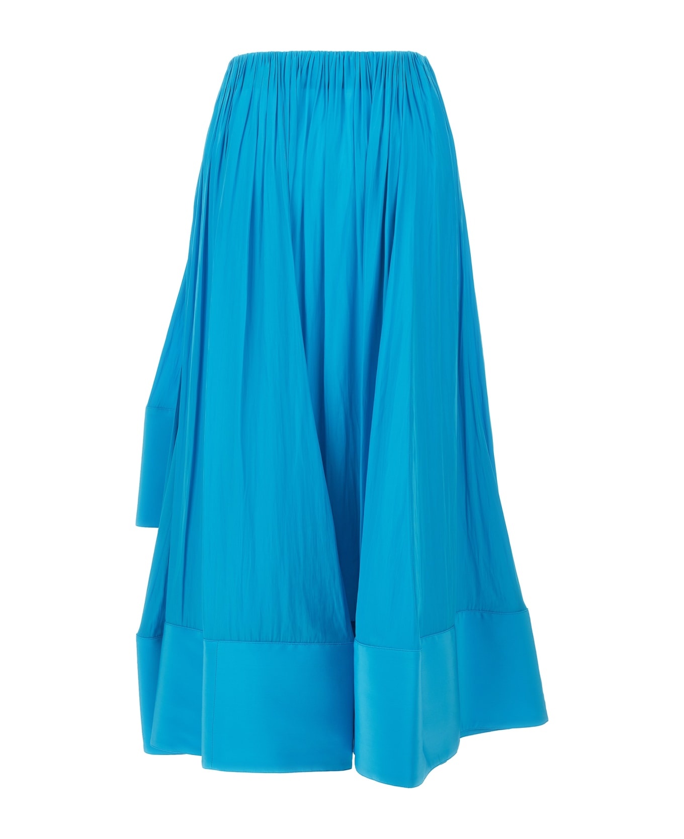 Asymmetrical Midi Skirt - 2