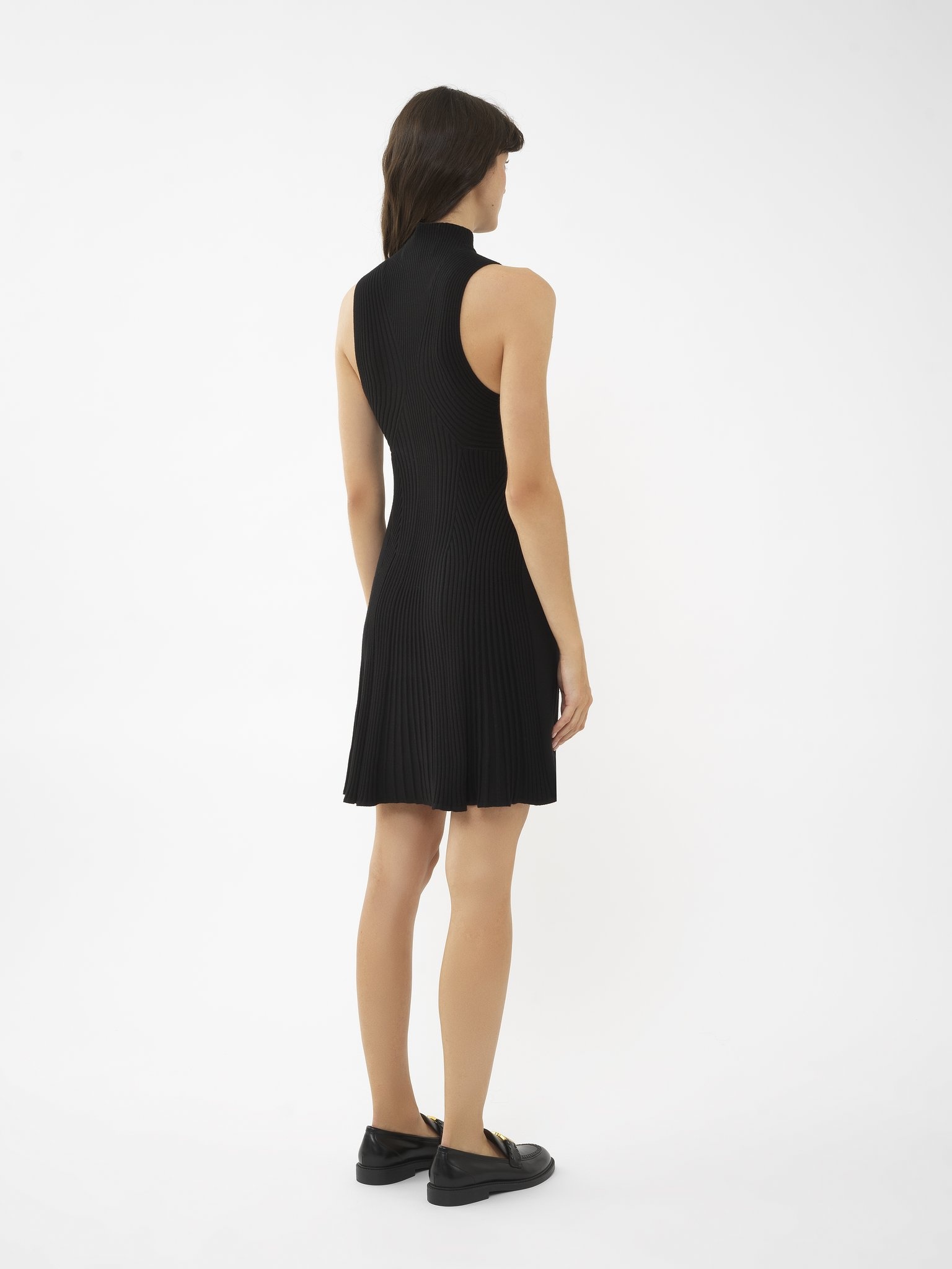 MOCK-NECK MINI DRESS - 5