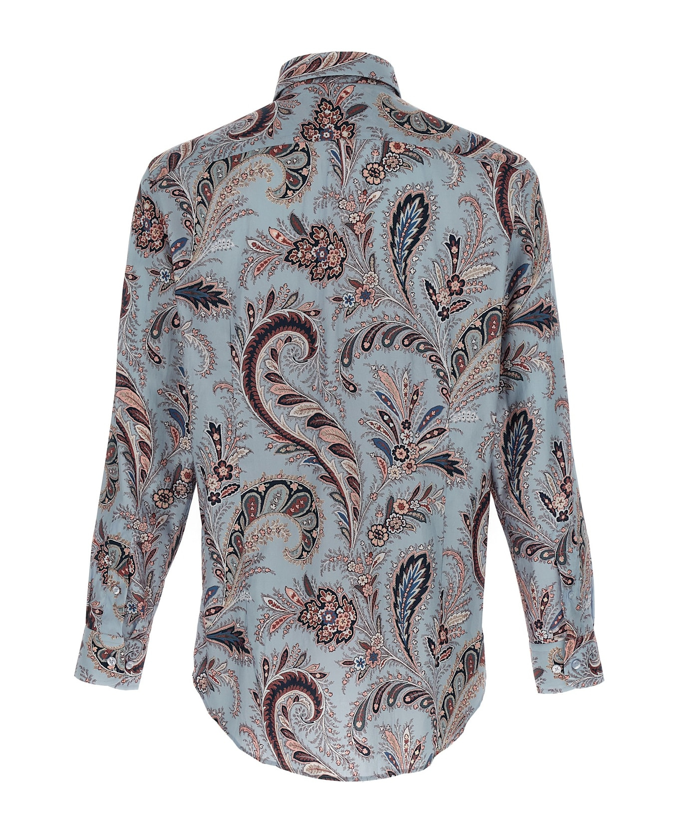 Floral Paisley Cotton Shirt - 2