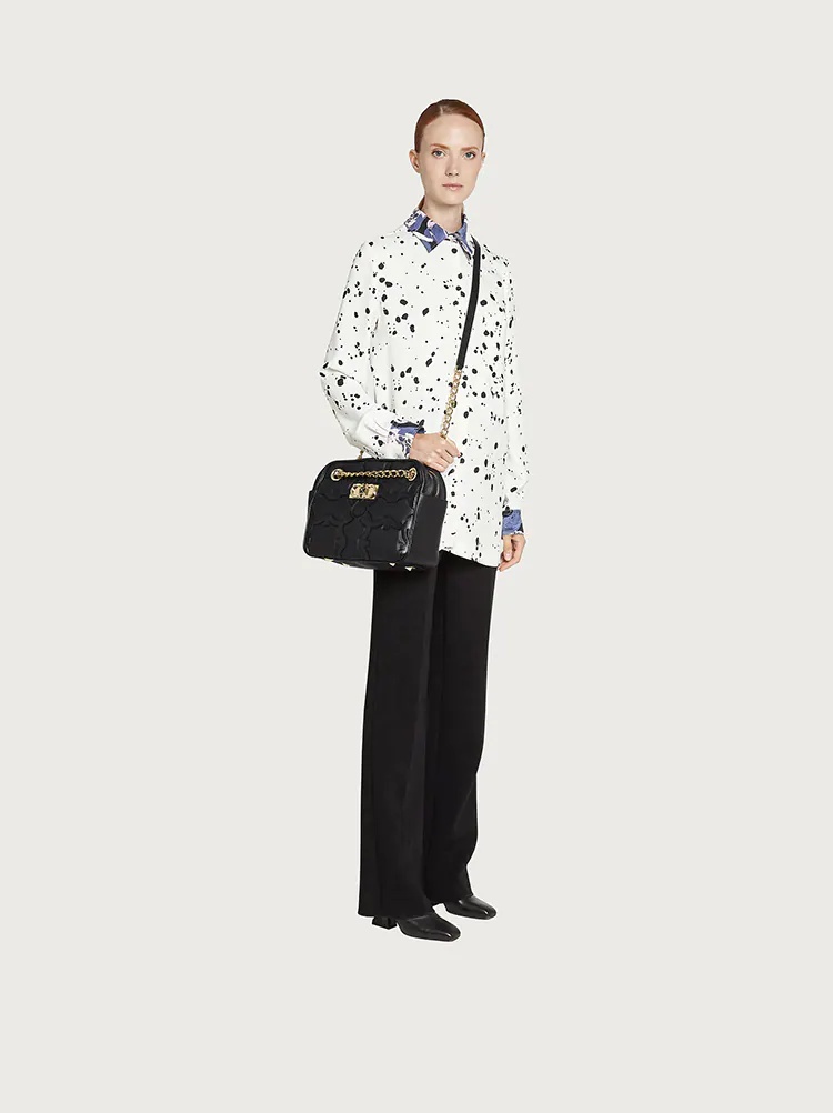 FERRAGAMO ICONIC CROSS BODY BAG - 6