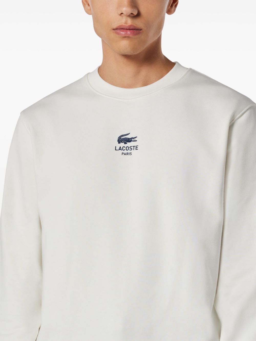 embroidered logo sweater - 4