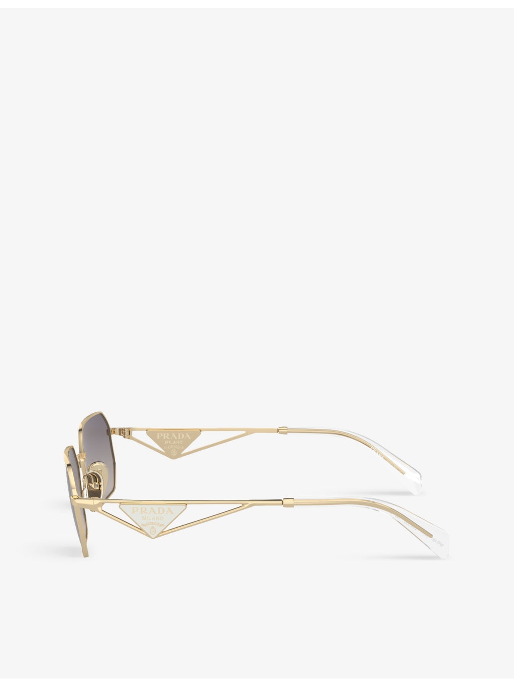 PR A51S irregular-frame metal sunglasses - 4