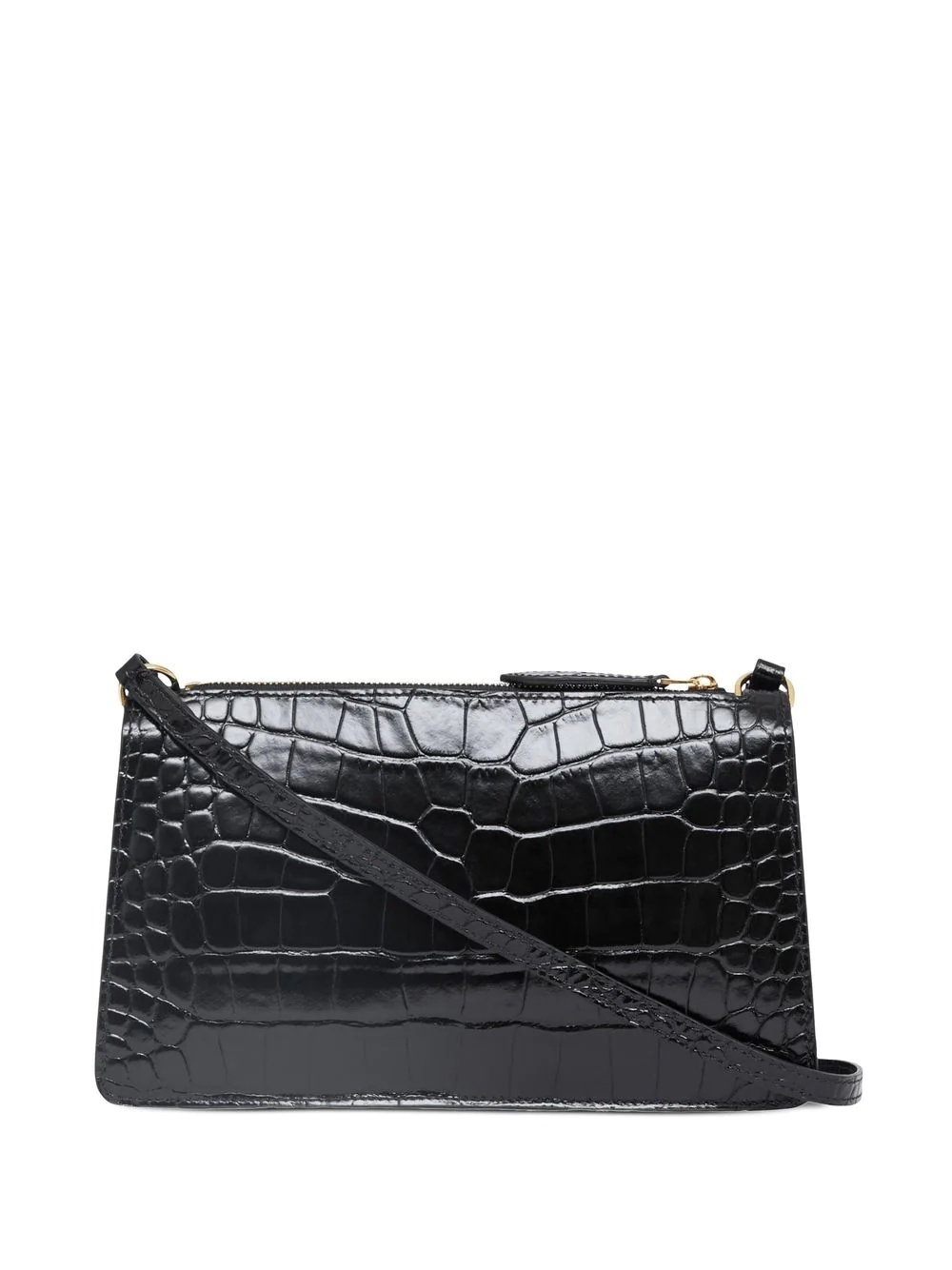 crocodile-effect shoulder bag - 2