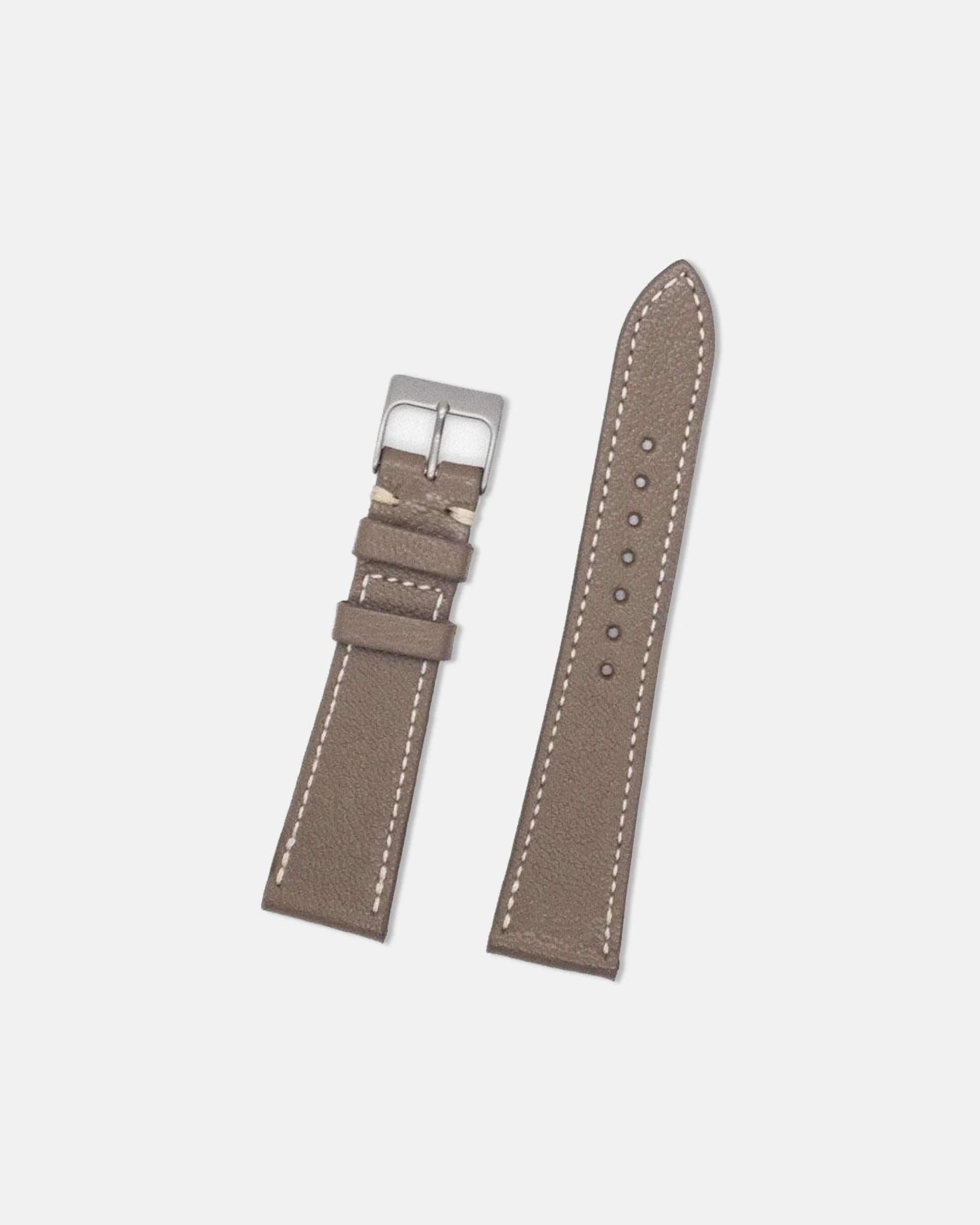 MADE-IN-USA GREY GOAT LEATHER WATCH STRAP - 1