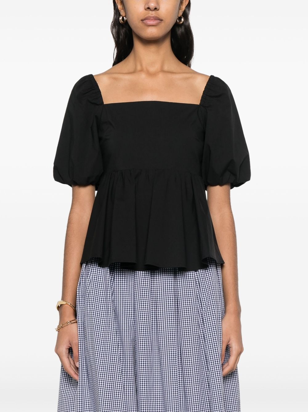 puff-sleeves blouse - 3