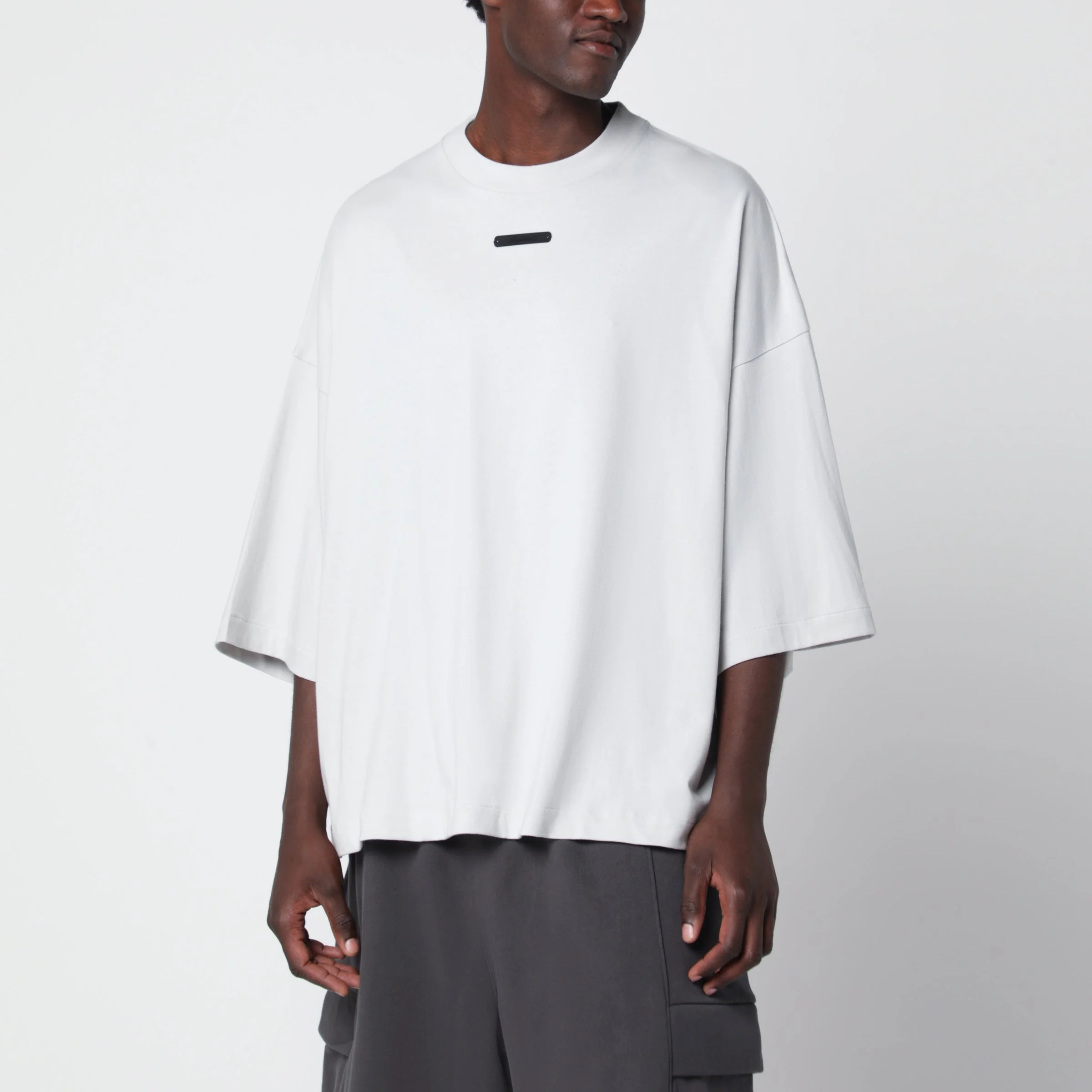 Grey Merch T-shirt in cotton jersey - 1