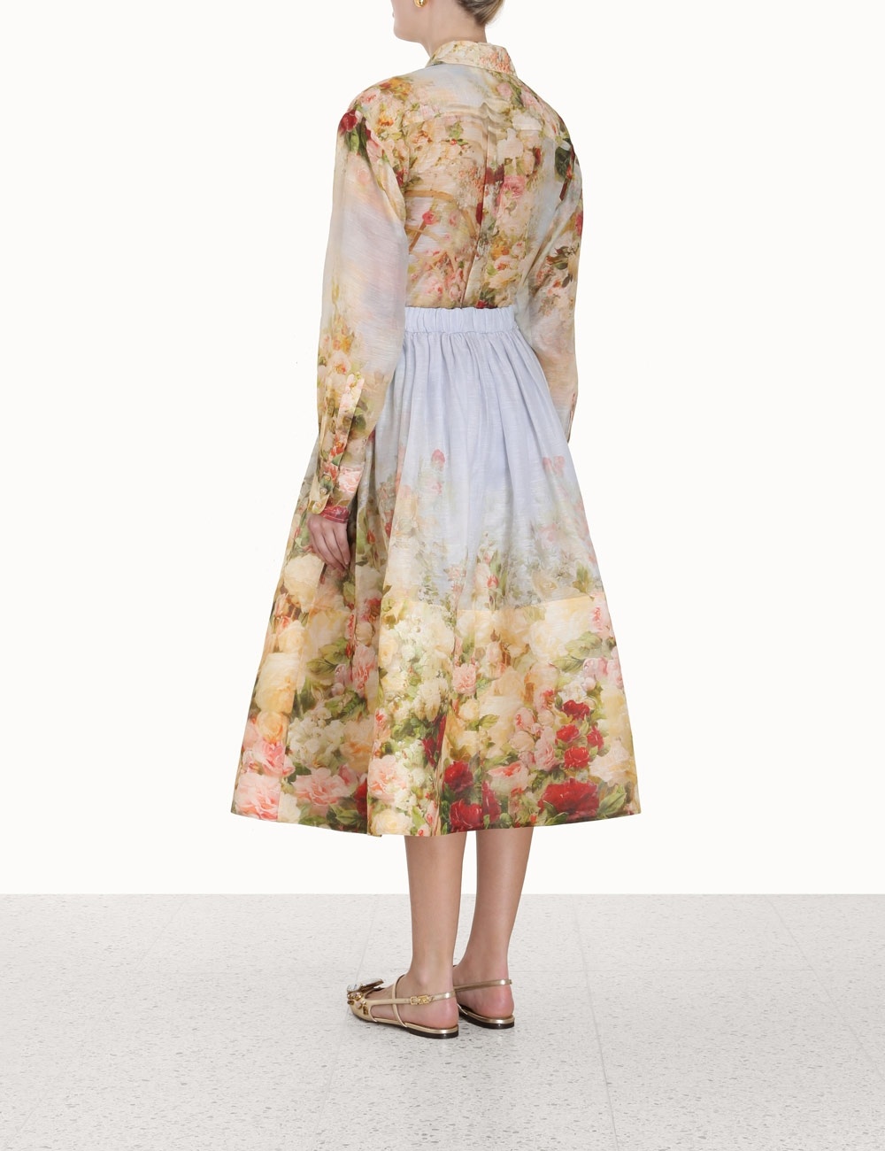 Zimmermann LUMINOSITY MIDI SKIRT | REVERSIBLE