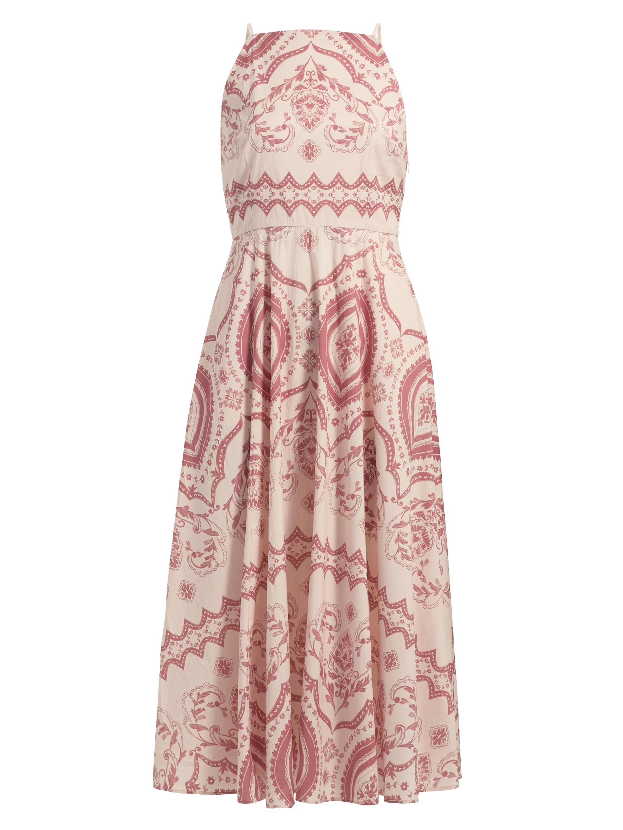 Women's Amity Printed Cotton-Blend A-Line Midi-Dress - Terra Ceramic - 1