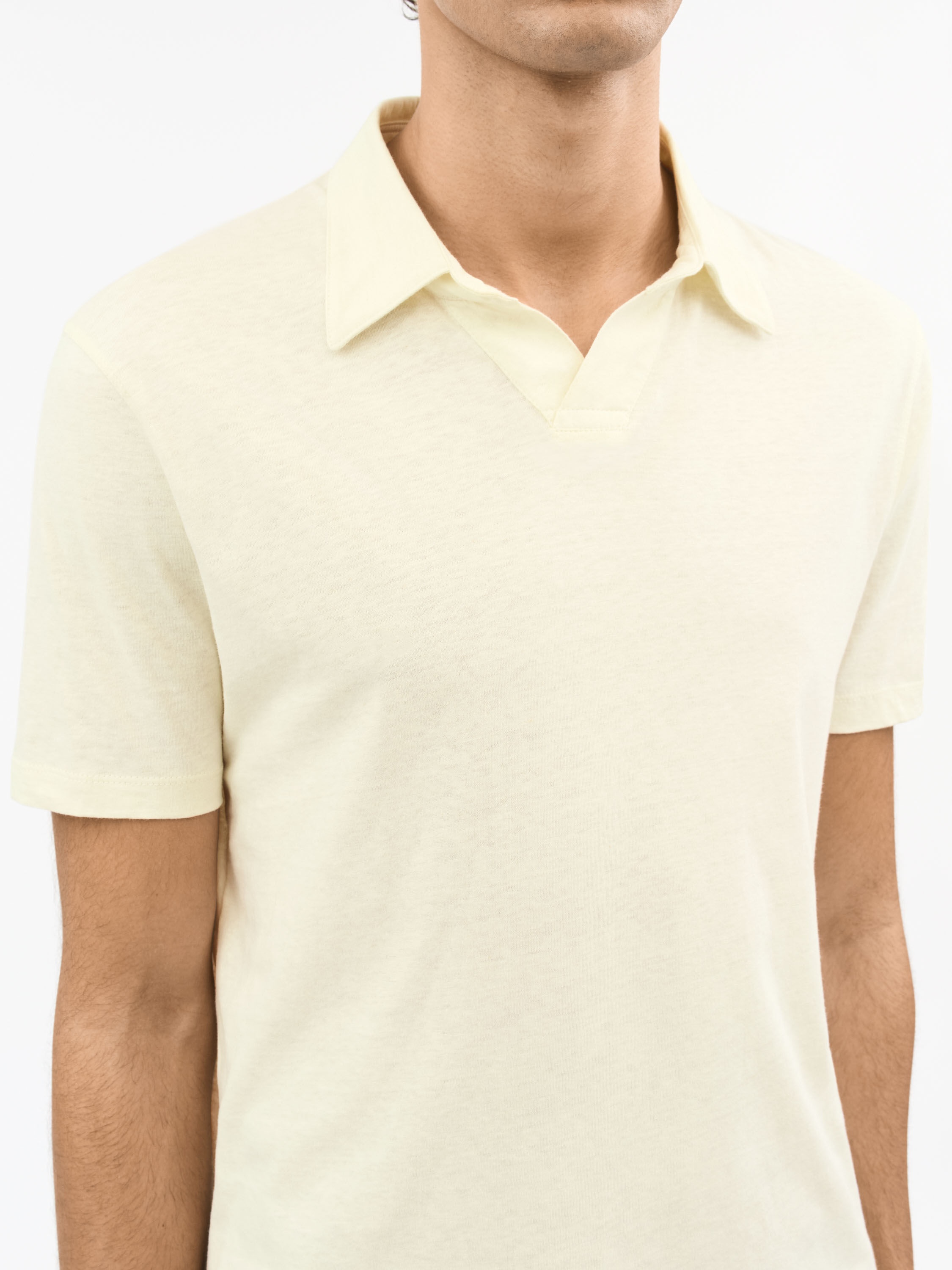 Ray Open-Neck Polo Shirt - 5