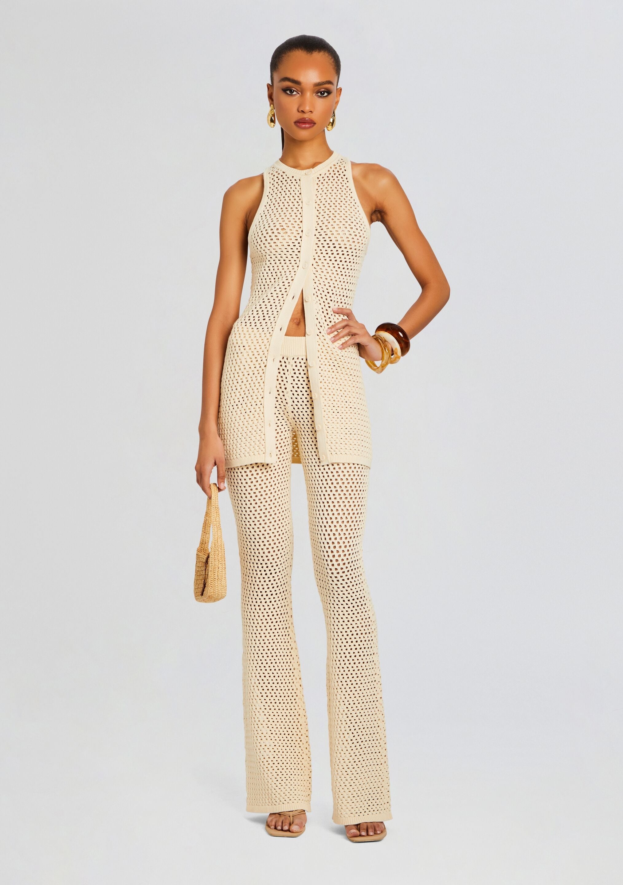 TISH KNIT CROCHET PANT - 5